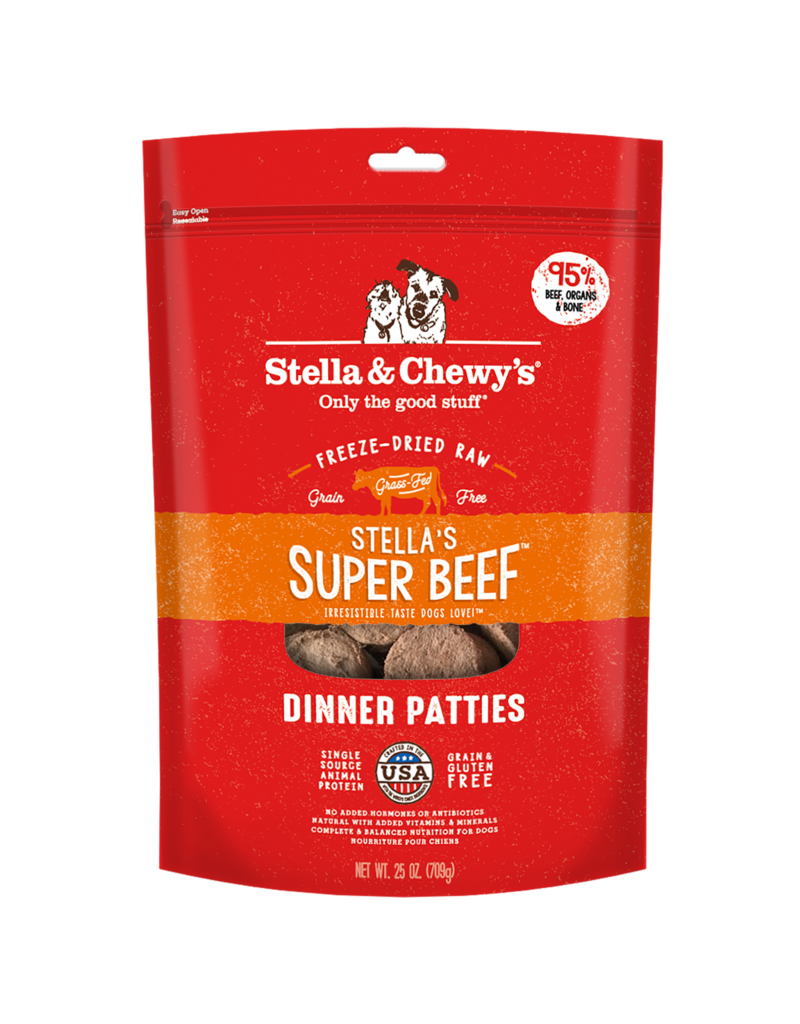 Stella & Chewy’s Stella's Super Beef Dinner Patties Freeze-Dried Raw Dog Food