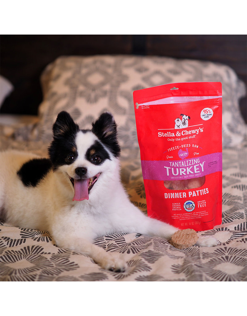 Stella & Chewy’s Tantalizing Turkey Dog Freeze-Dried Dinner Patties