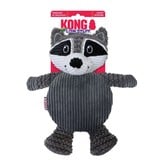 KONG KONG Low Stuff Crackle Tummiez Raccoon Squeaky Plush Dog Toy