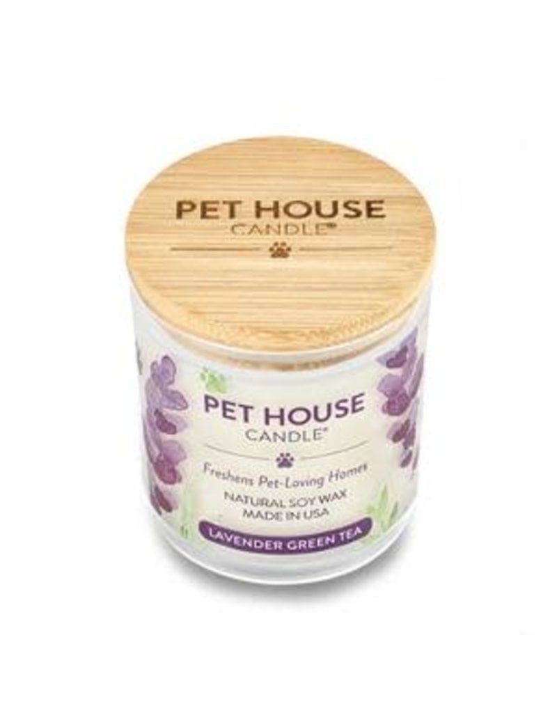 Pet House by One Fur All Lavender Green Tea Pet Odor Candle