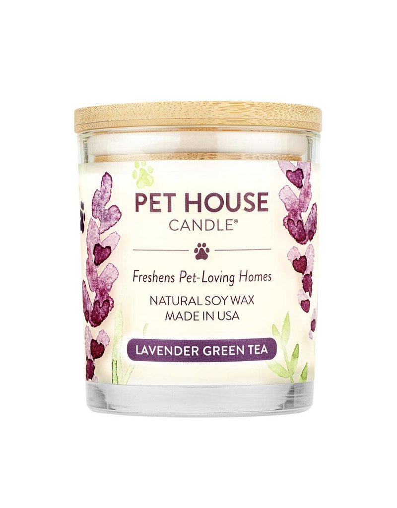 Pet House by One Fur All Pet House | Lavender Green Tea Pet Odor Candle