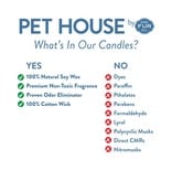 Pet House by One Fur All Lavender Green Tea Pet Odor Candle