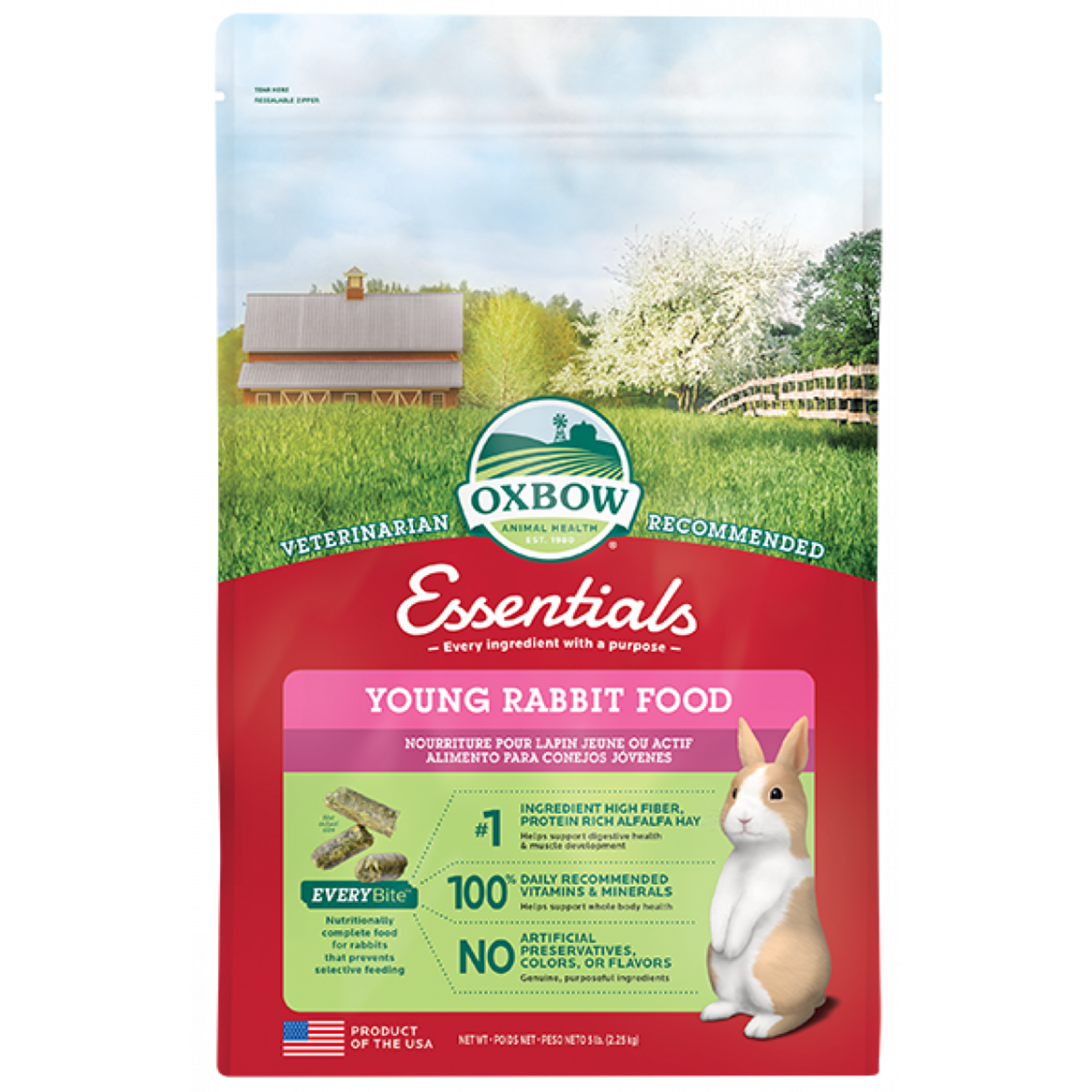 Oxbow Animal Health Oxbow Essentials Young Rabbit Food
