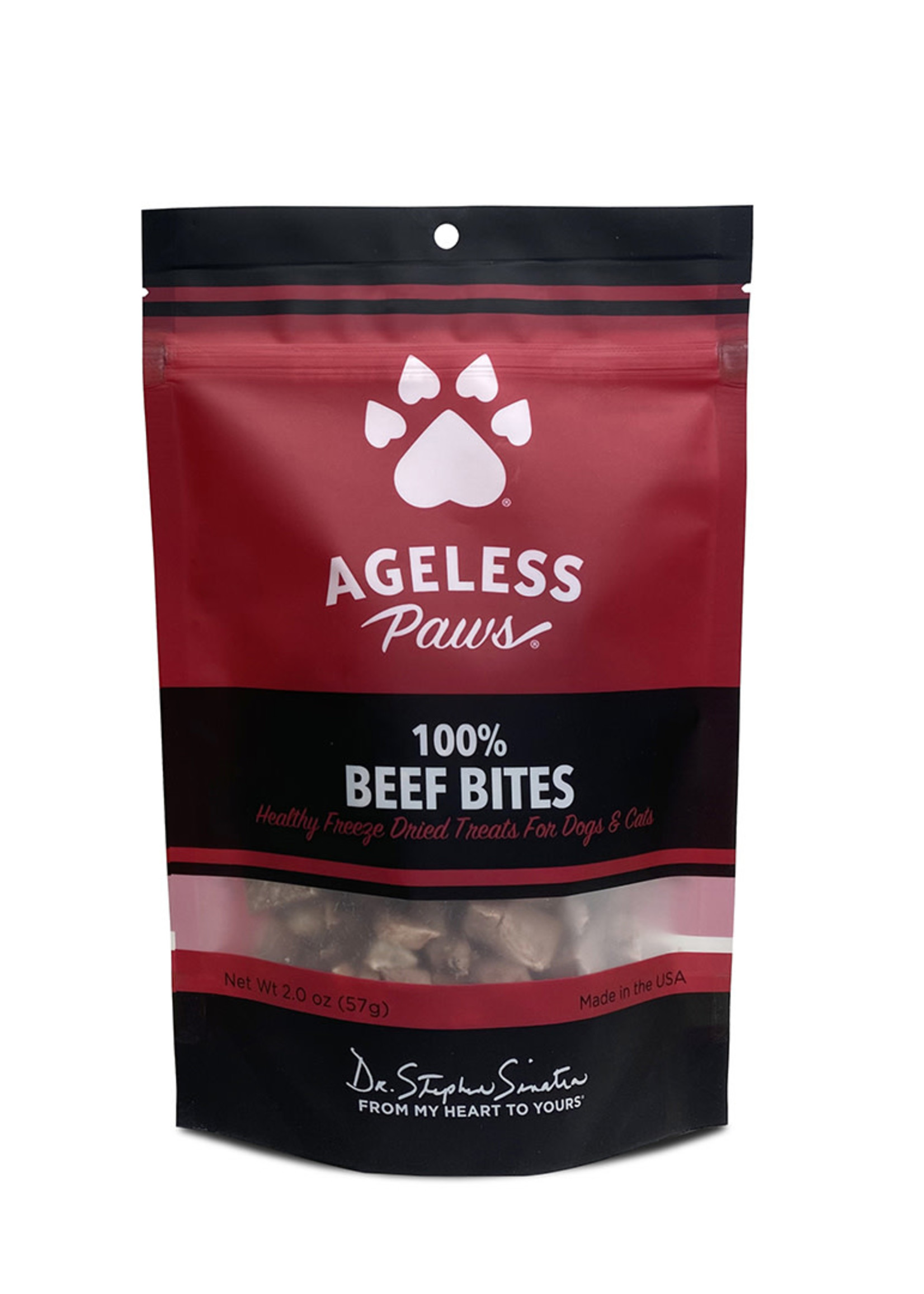 Ageless Paws 100% Beef Treats for Dogs and Cats