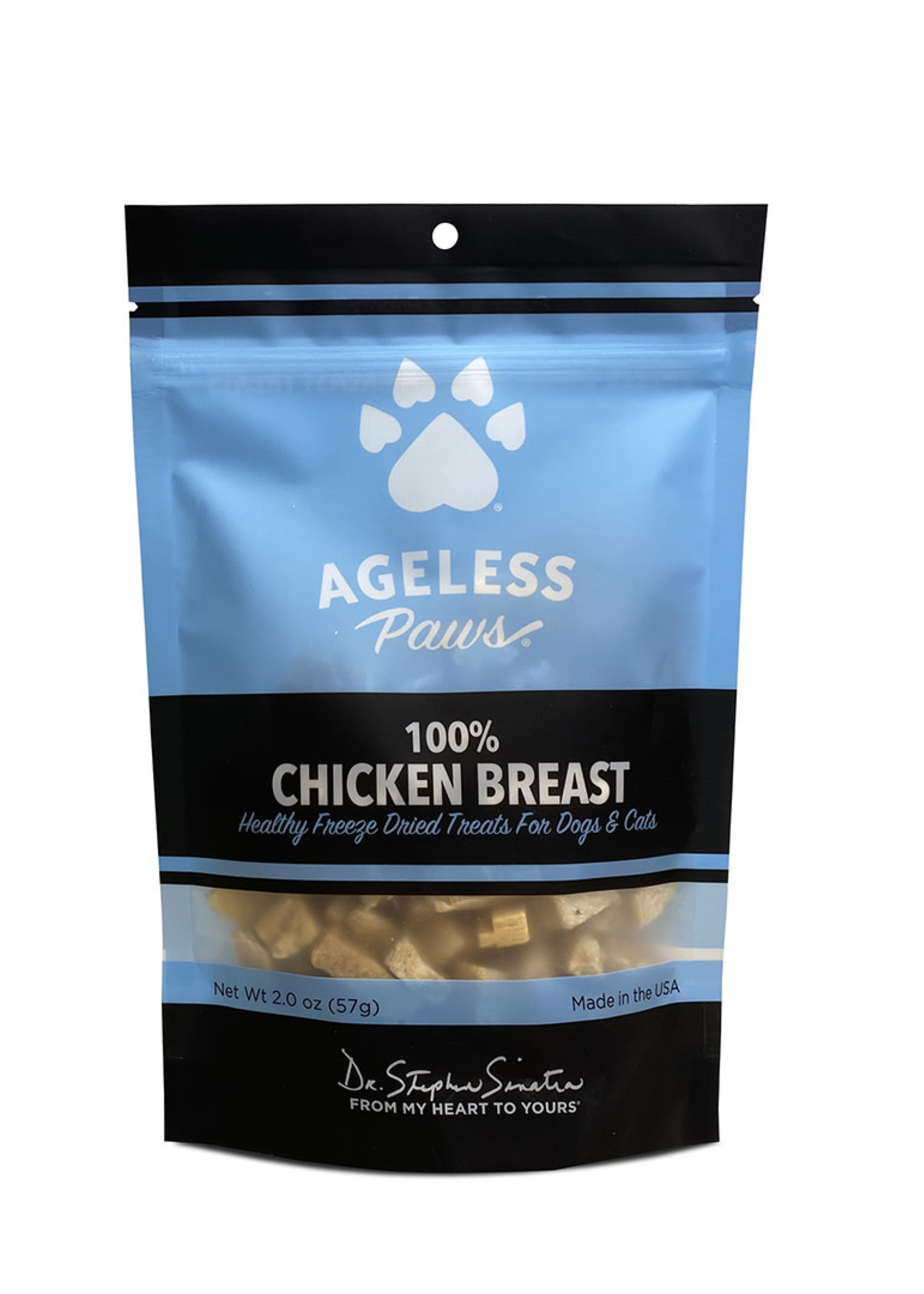 Ageless Paws 100% Chicken Breast Treats for Dogs and Cats