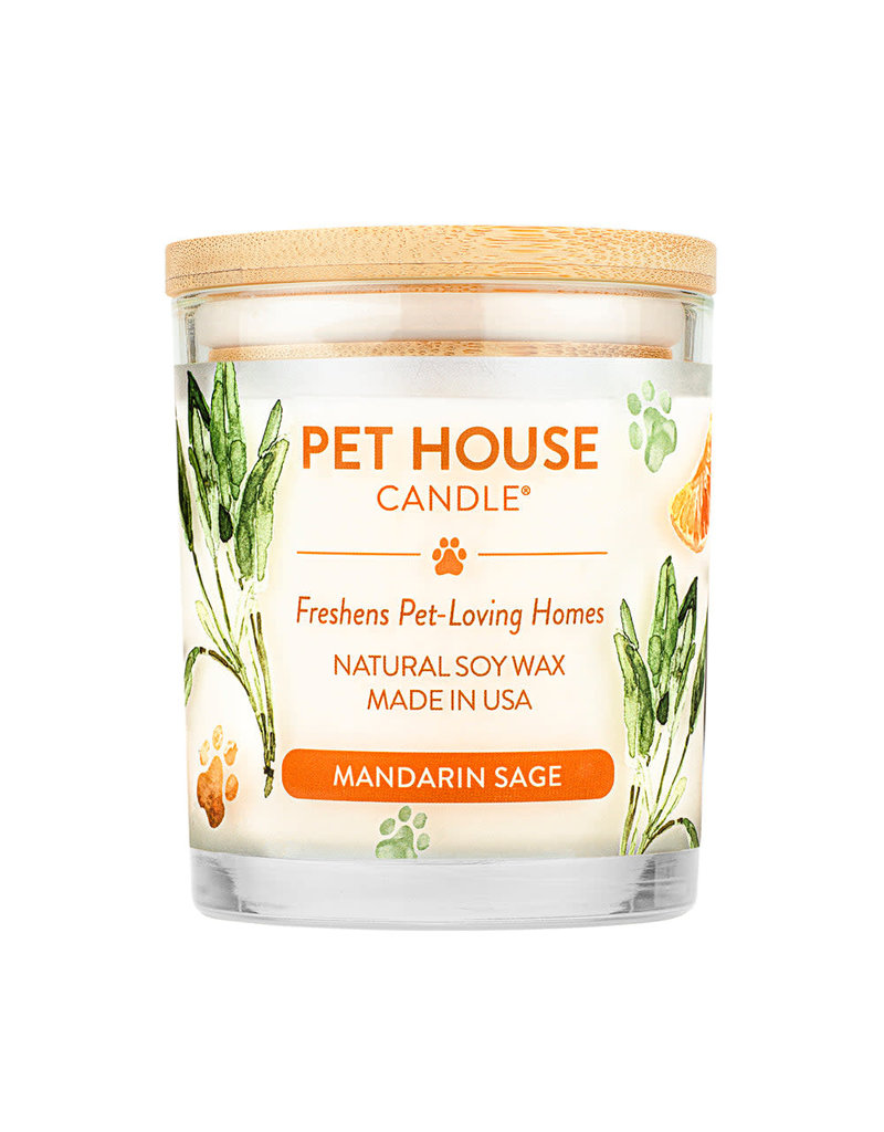 Pet House by One Fur All Pet House | Mandarin Sage Pet Odor Candle