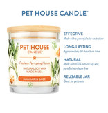 Pet House by One Fur All Pet House | Mandarin Sage Pet Odor Candle