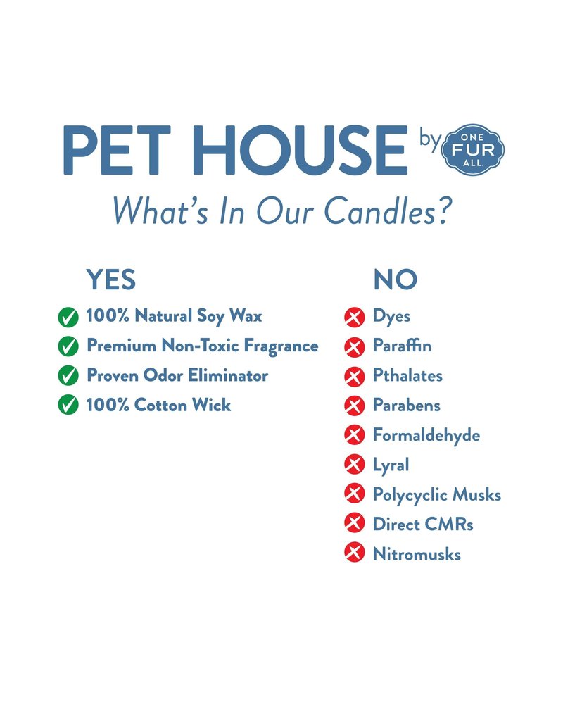 Pet House by One Fur All Pet House | Juicy Melon Pet Odor Candle