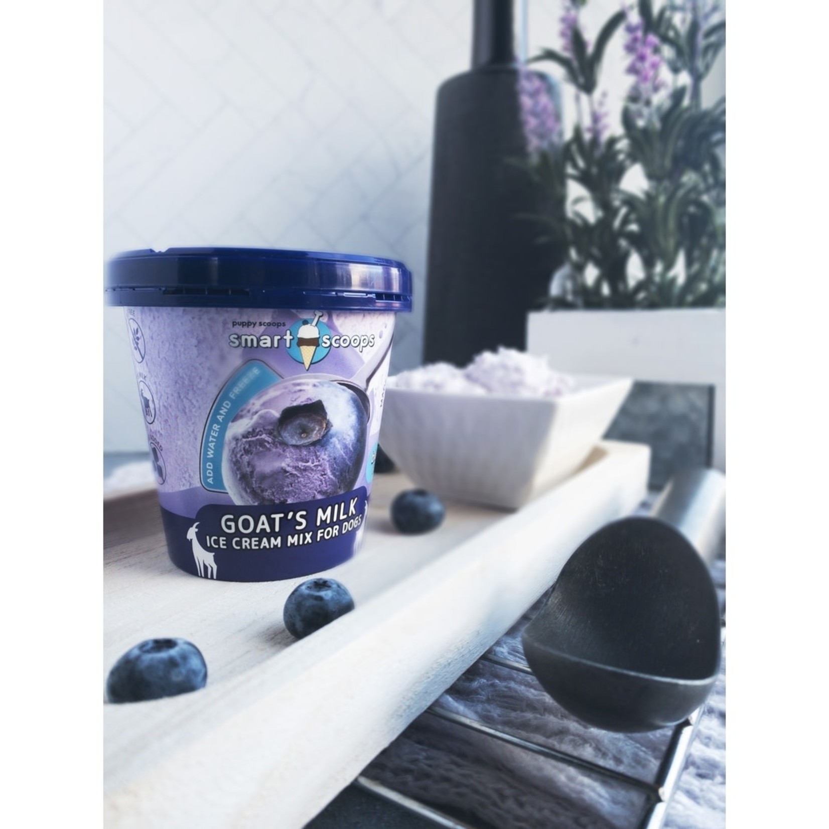 Smart Scoops Goat's Milk Ice Cream Mix - Blueberry