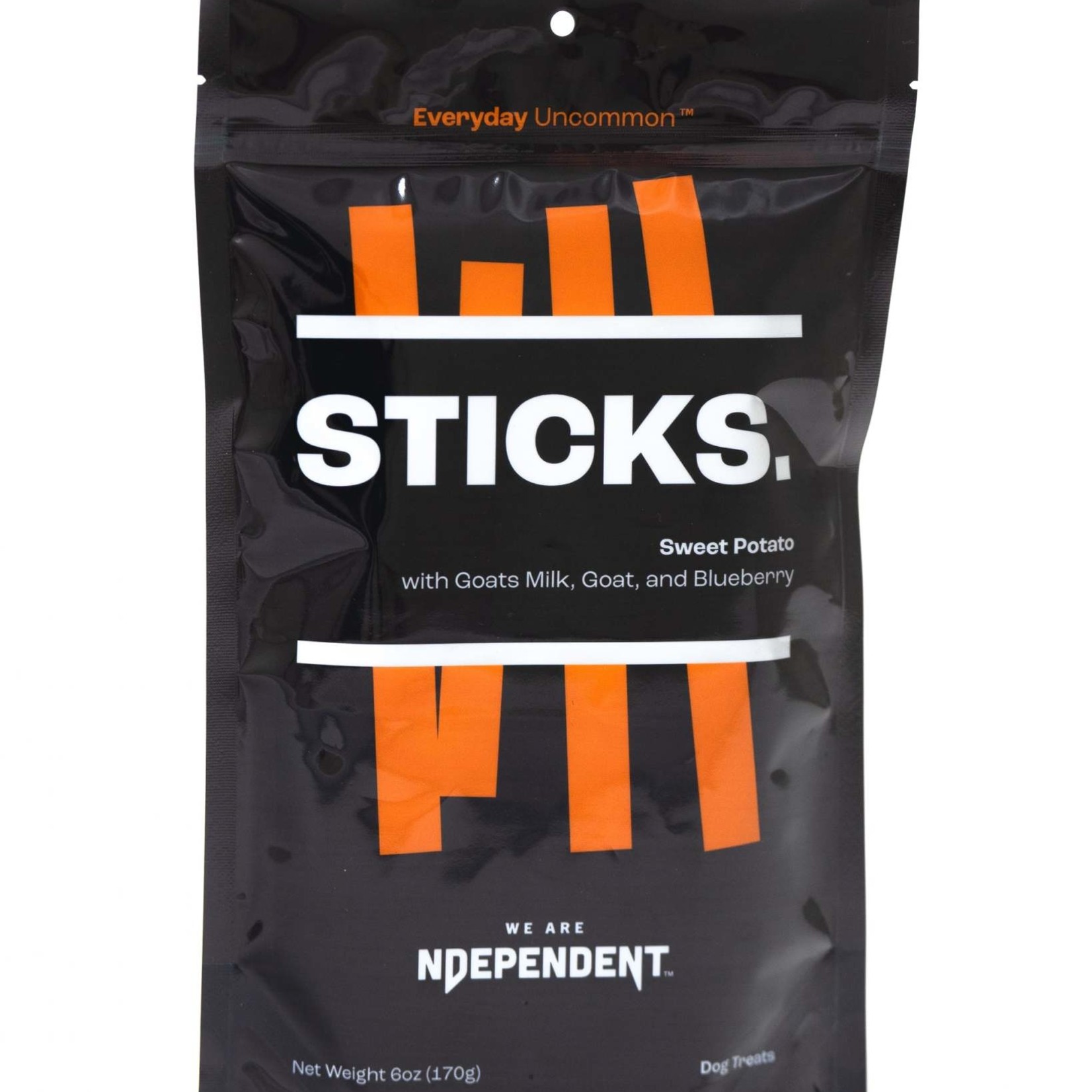 We are NDependent Sticks. Sweet Potato w/ Goat's Milk & Goat 6oz