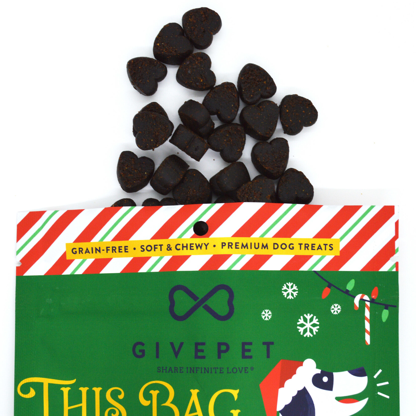 GivePet Peppermint Bark - Holiday Treats