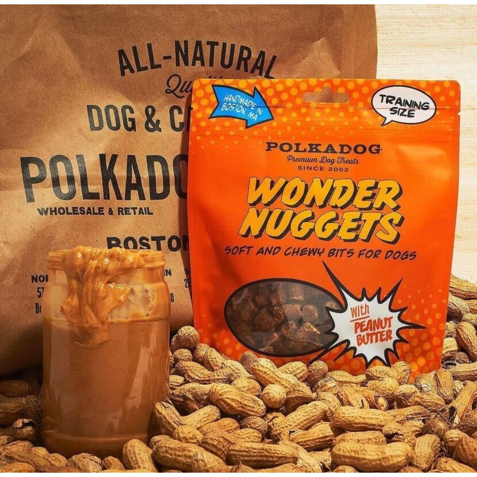 Polkadog Wonder Nuggets Peanut Butter Dog Treats