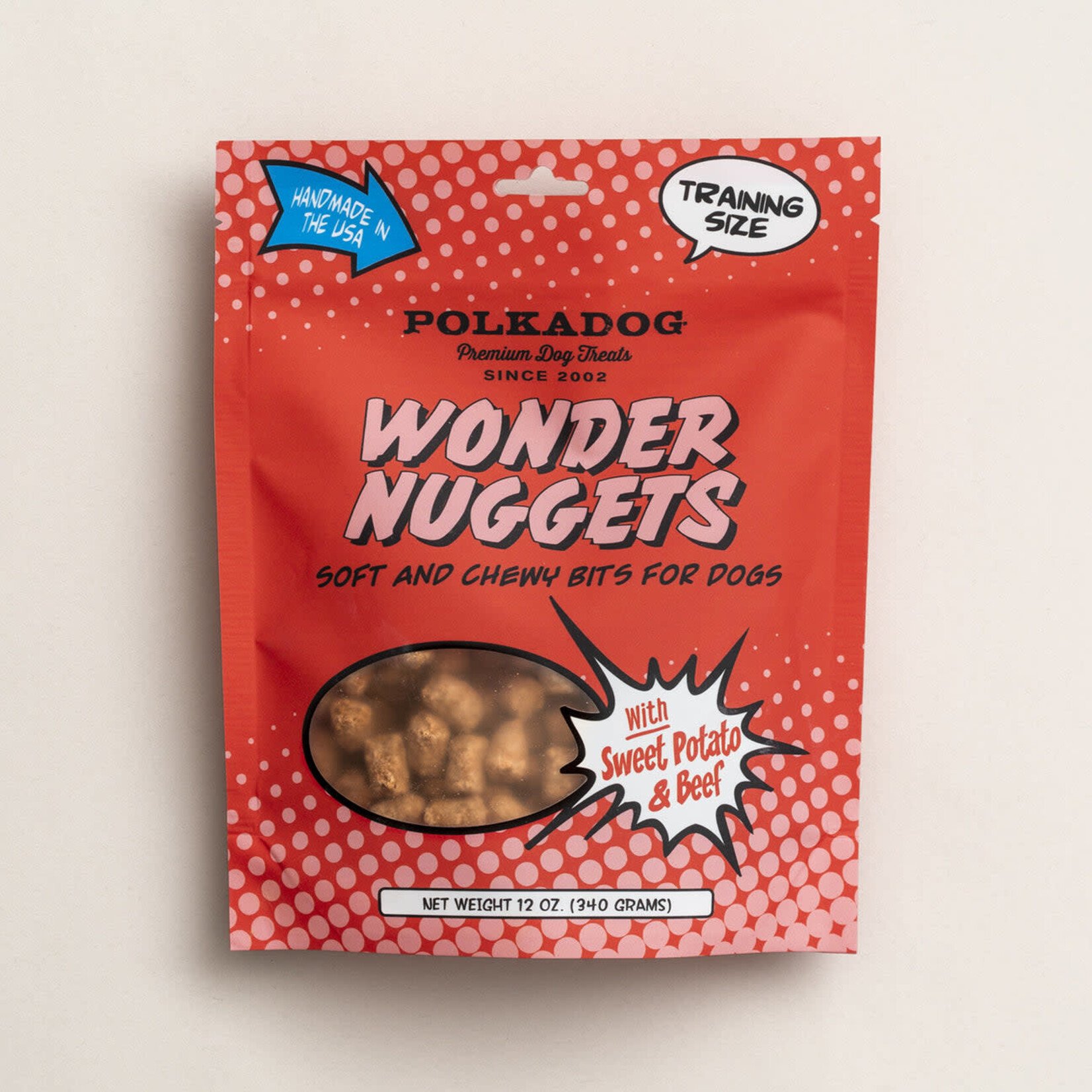 Polkadog Wonder Nuggets Sweet Potato & Beef Dog Treats