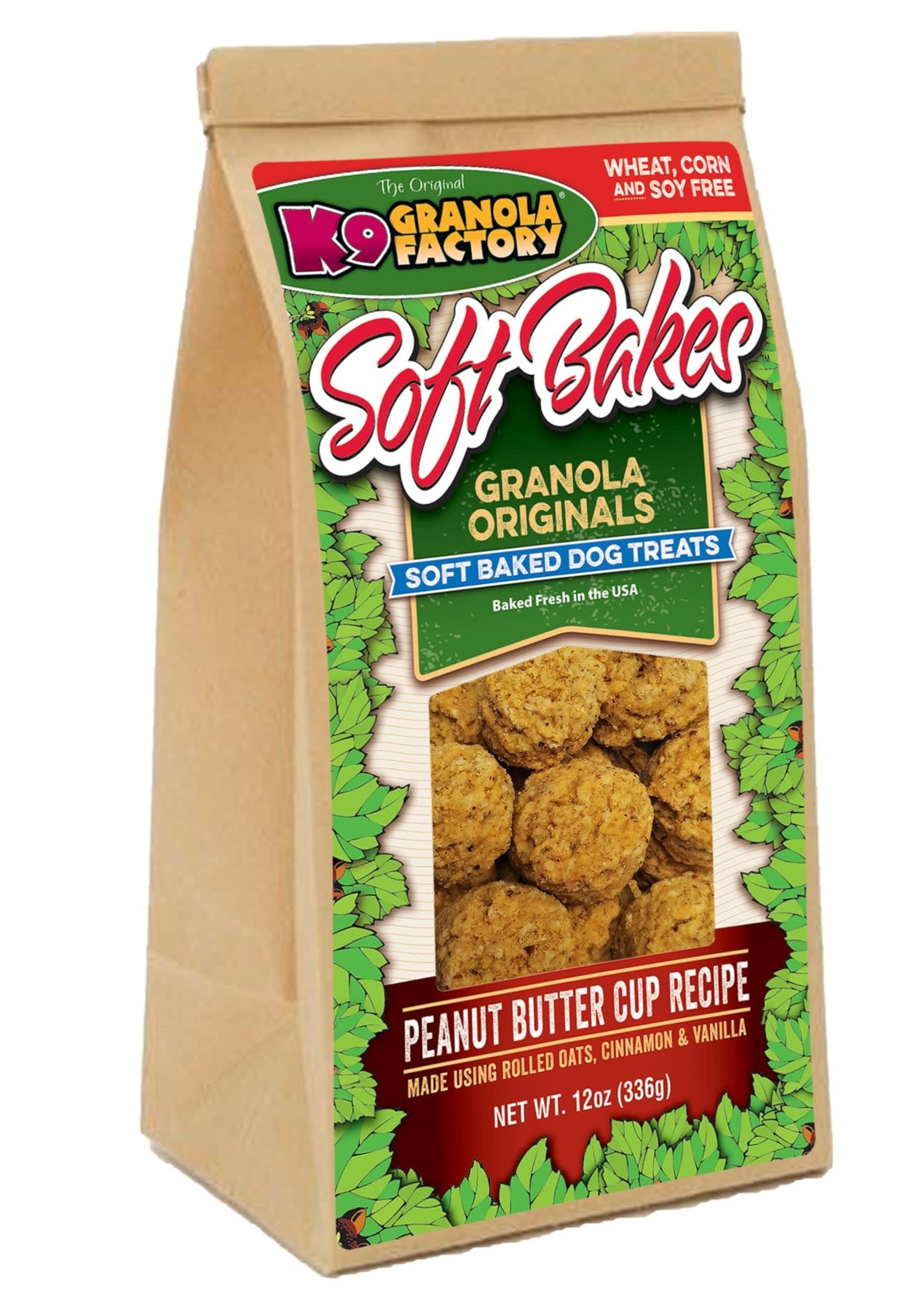 K9 Granola Factory Soft Bakes Peanut Butter Cup Dog Treats