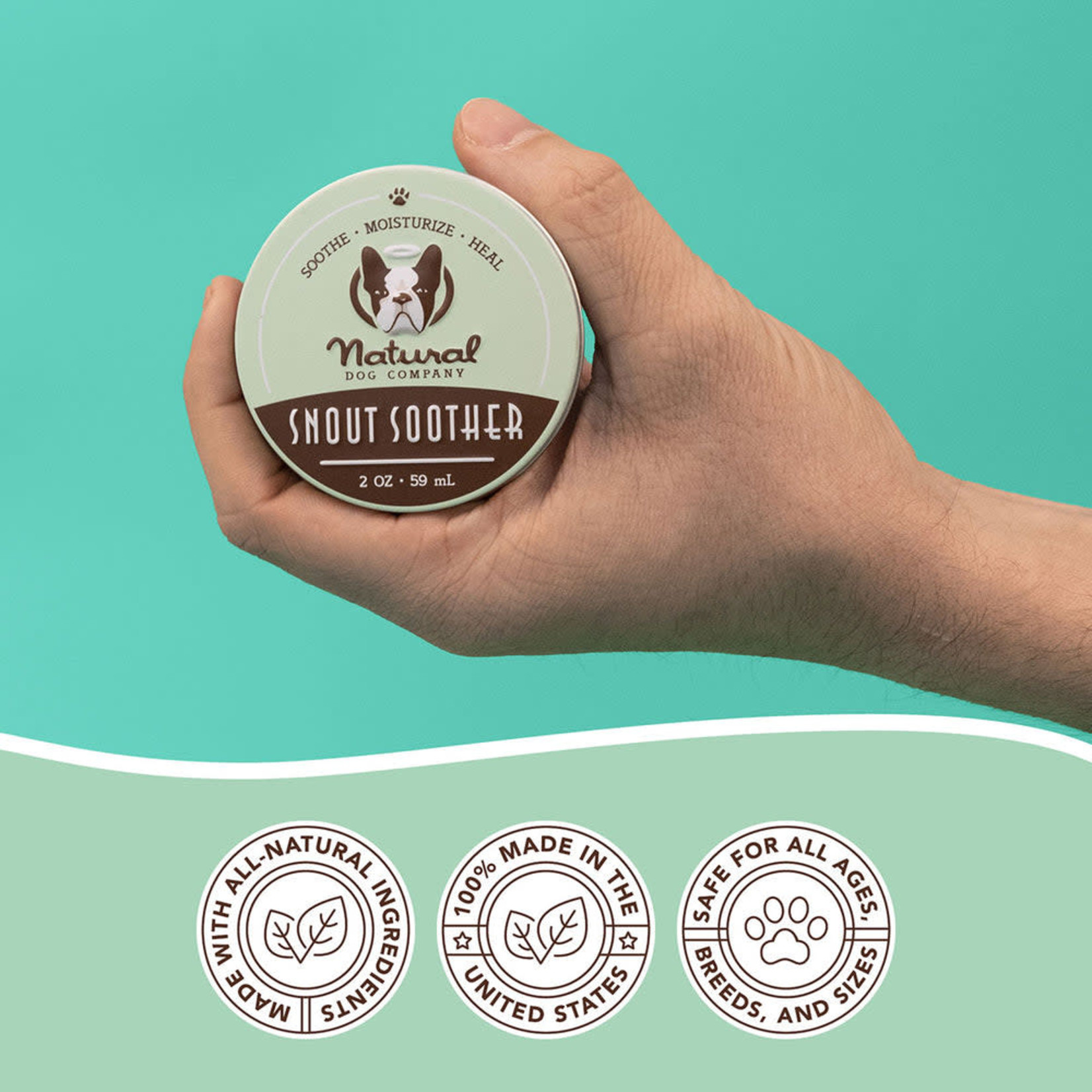 Natural Dog Company Organic Snout Soother Balm for Dogs