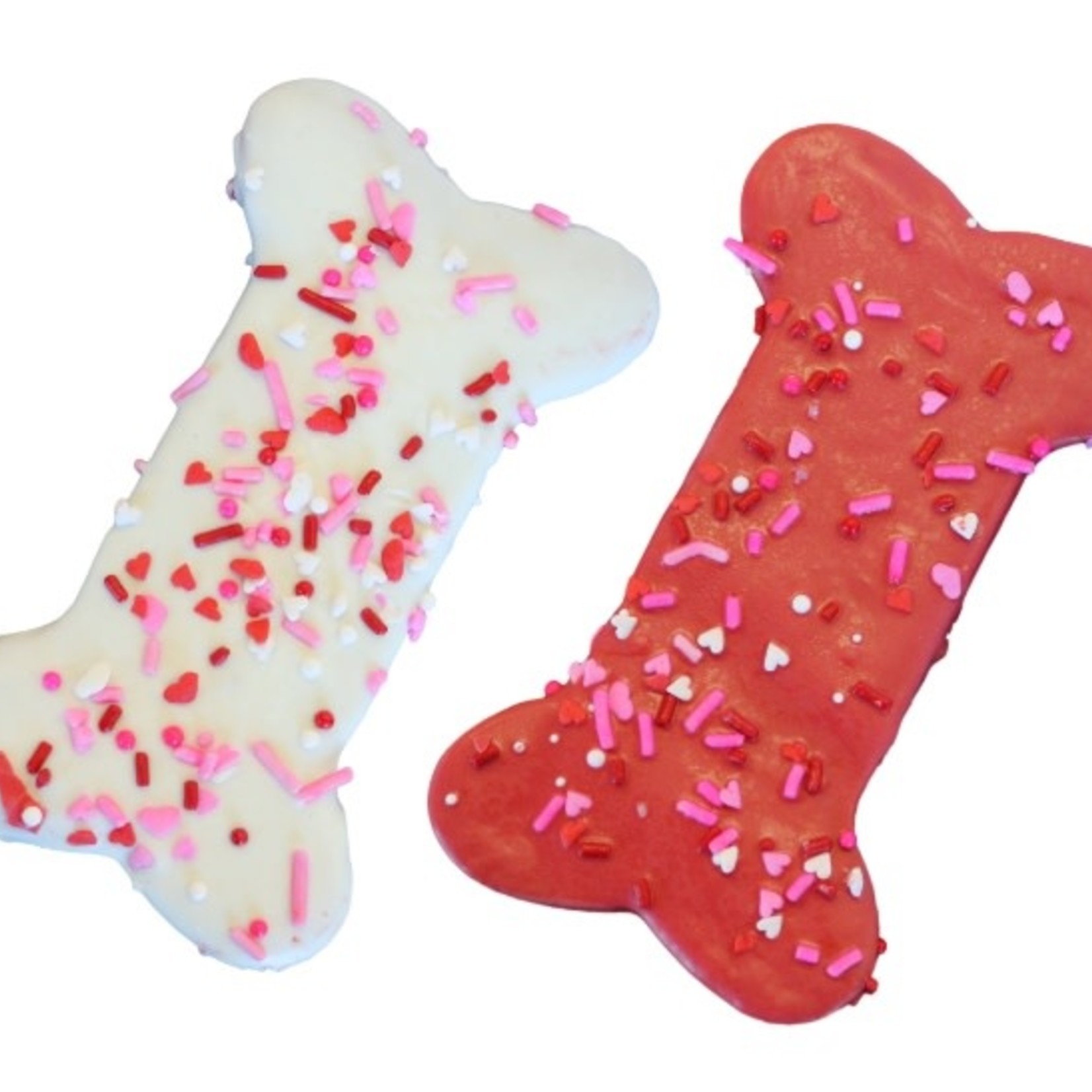 Preppy Puppy Bakery Large Valentine's Bone Cookie - Designer Dog Treat