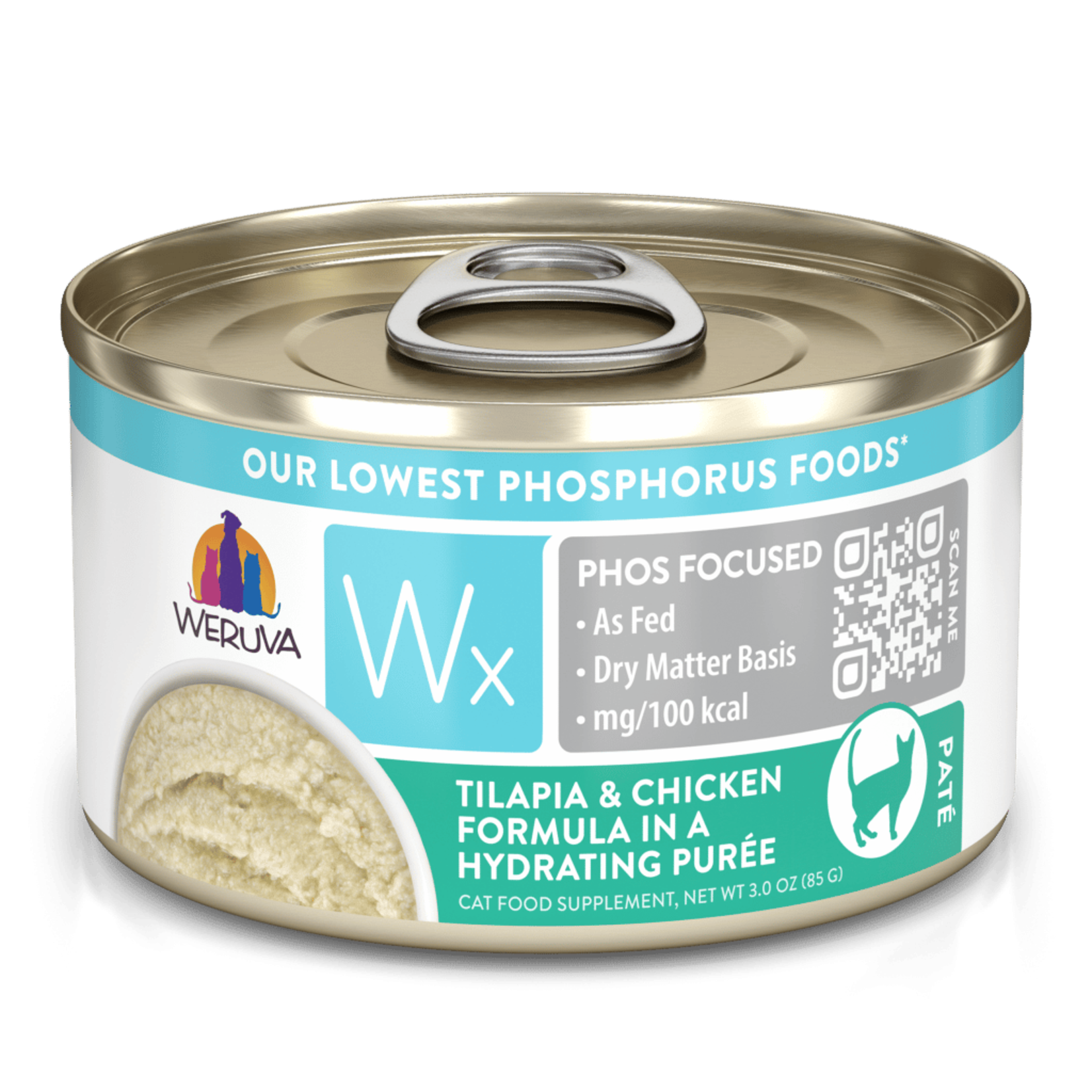 Weruva Wx Phos Focused Tilapia & Chicken Formula in a Hydrating Puree