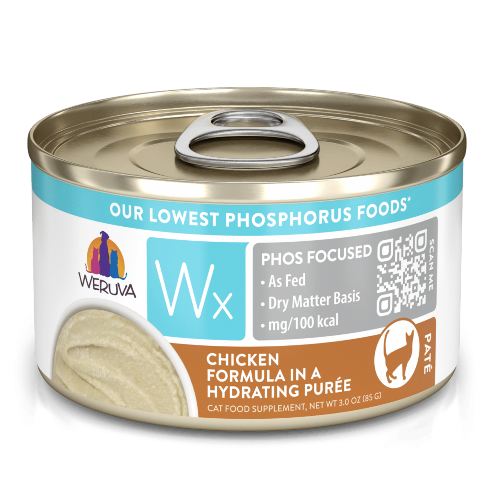 Weruva Wx Phos Focused Chicken Formula in a Hydrating Puree