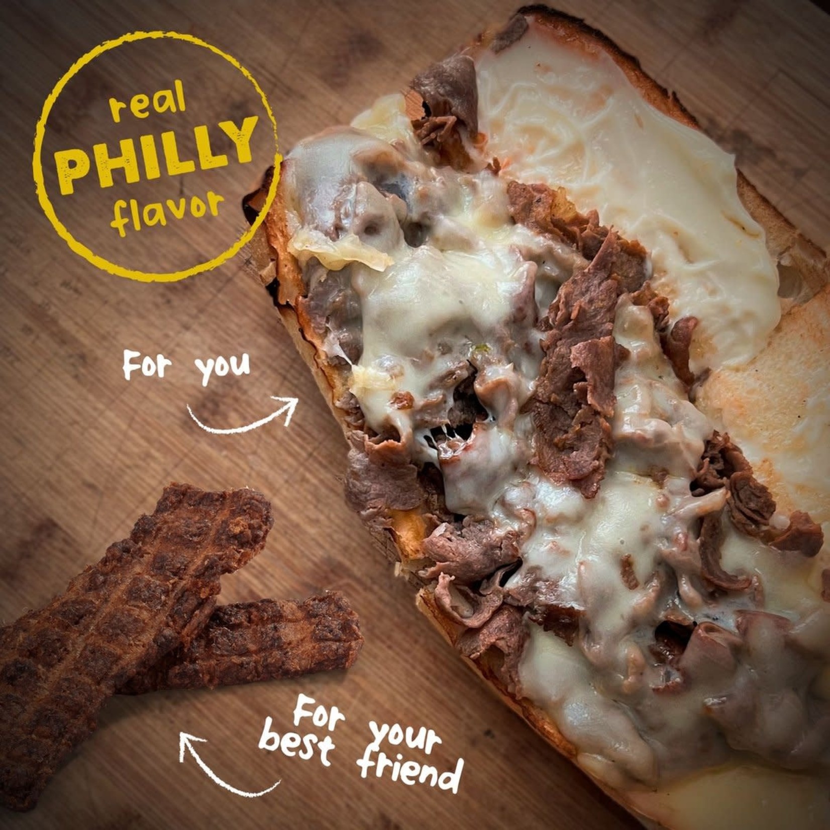 Wag More Bark Less Jerky: Philly Cheesesteak Beef