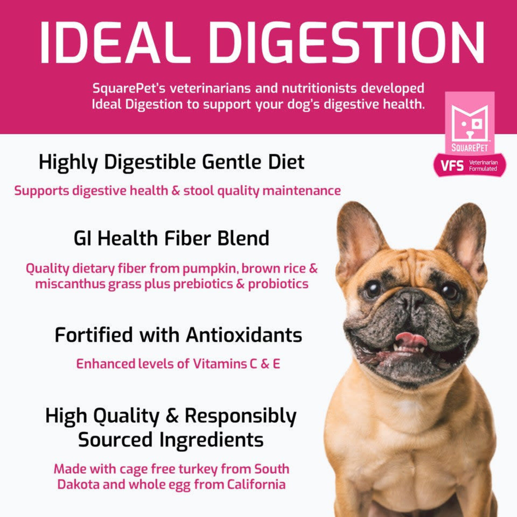 SquarePet VFS Ideal Digestion Formula Dog Food
