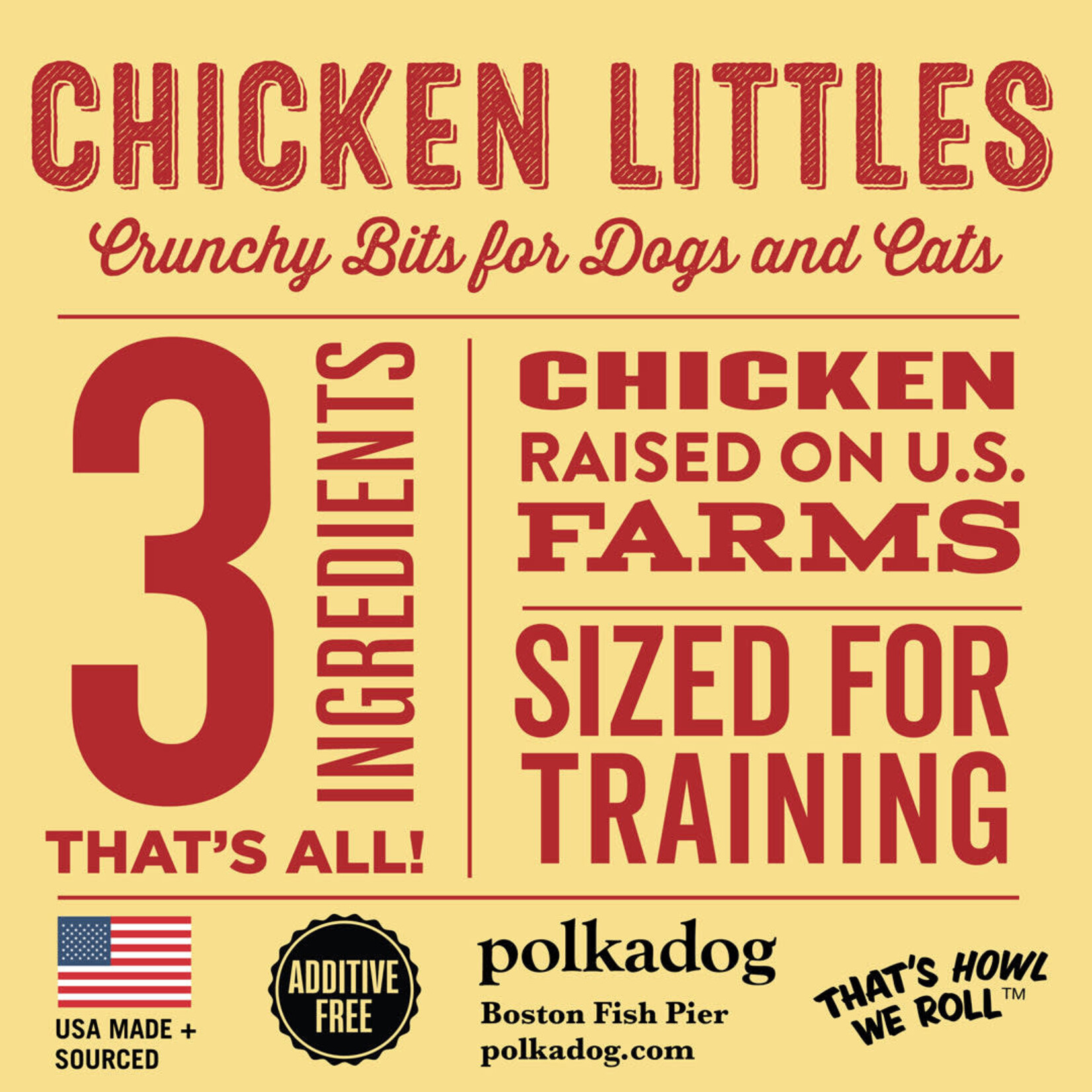 Polkadog Chicken Littles Training Bits