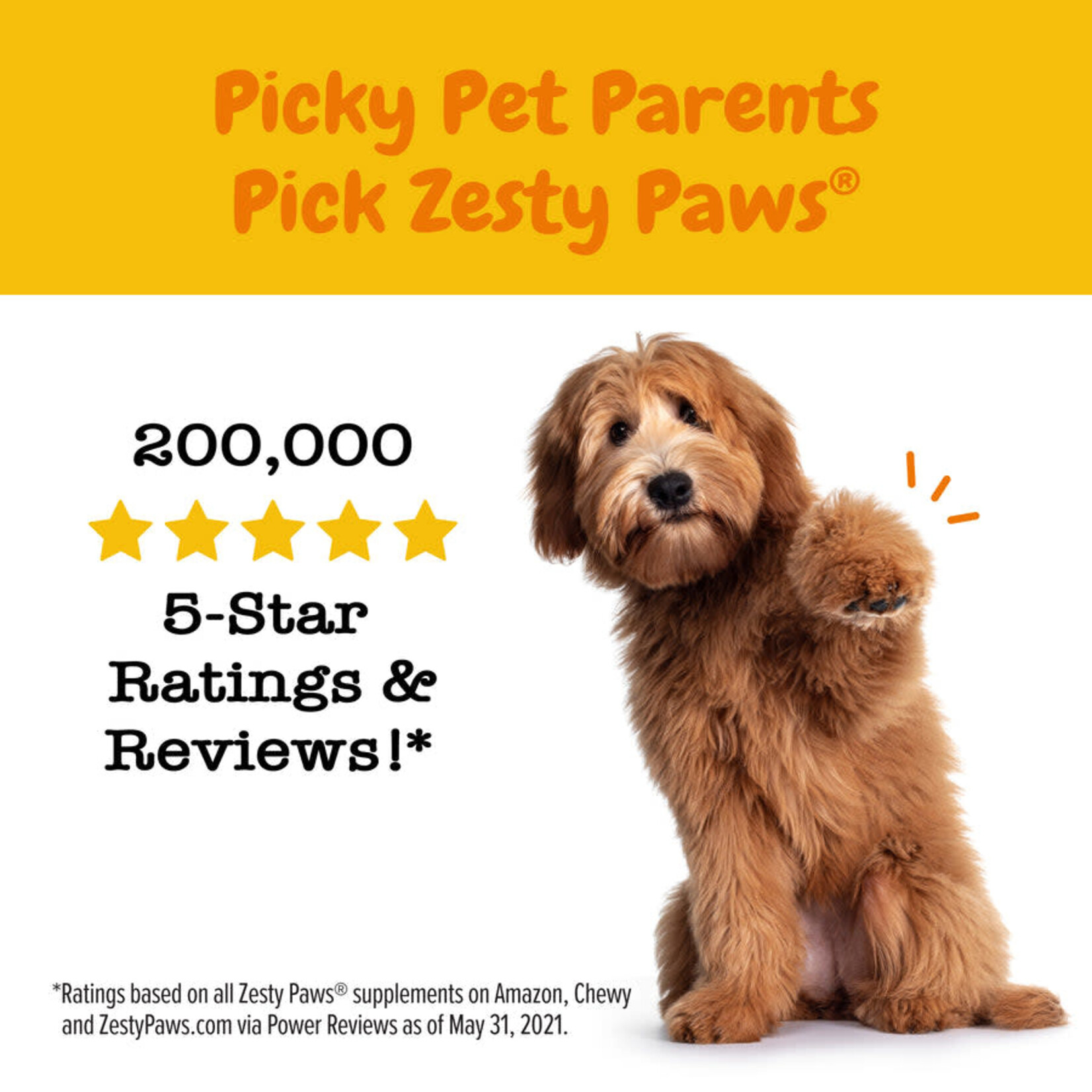 Zesty Paws Calming Bites Soft Chews for Dogs