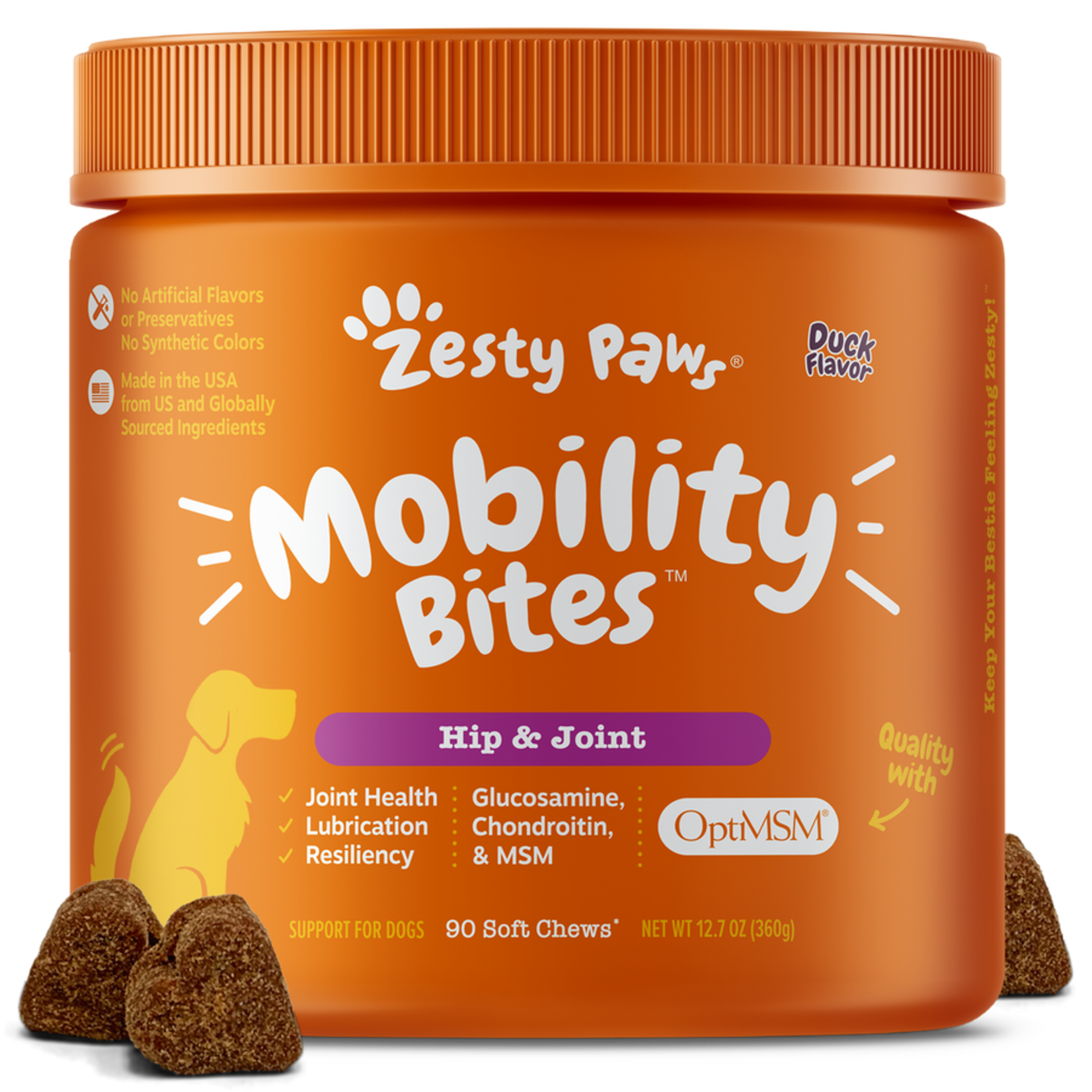 Zesty Paws Hip & Joint Mobility Bites for Dogs