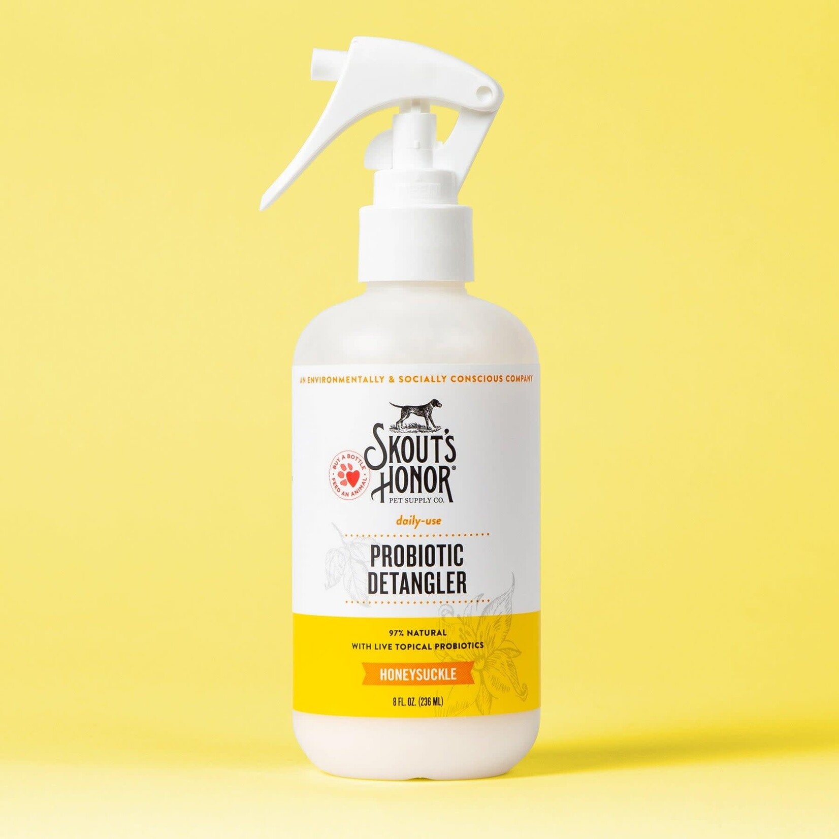 Skout’s Honor Probiotic Detangler For Dogs & Cats - Honeysuckle