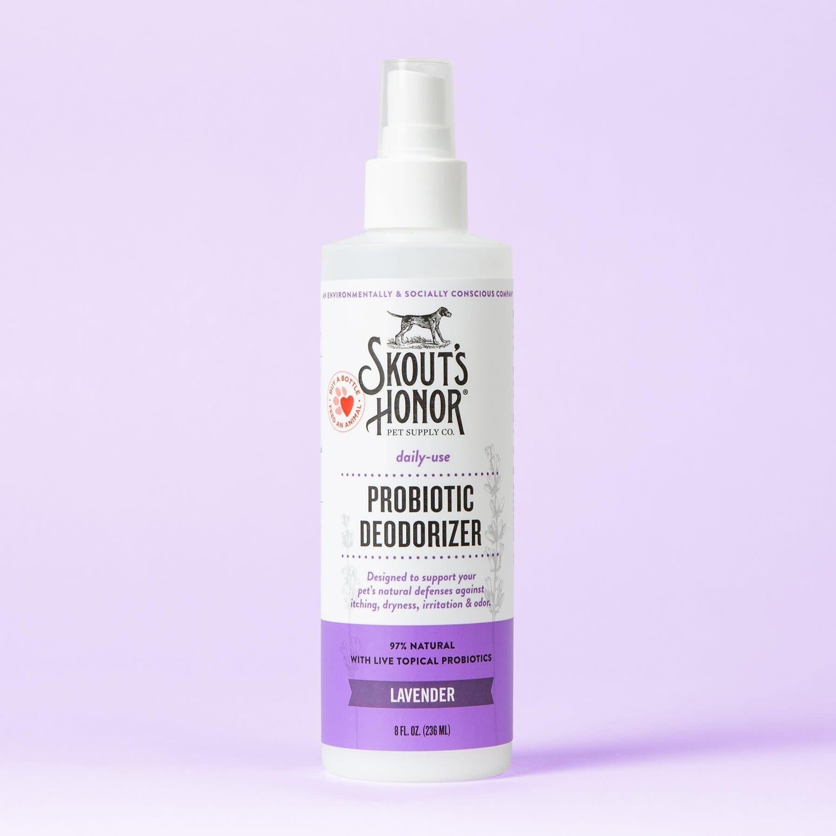Skout’s Honor Probiotic Deodorizer For Dogs & Cats - Lavender