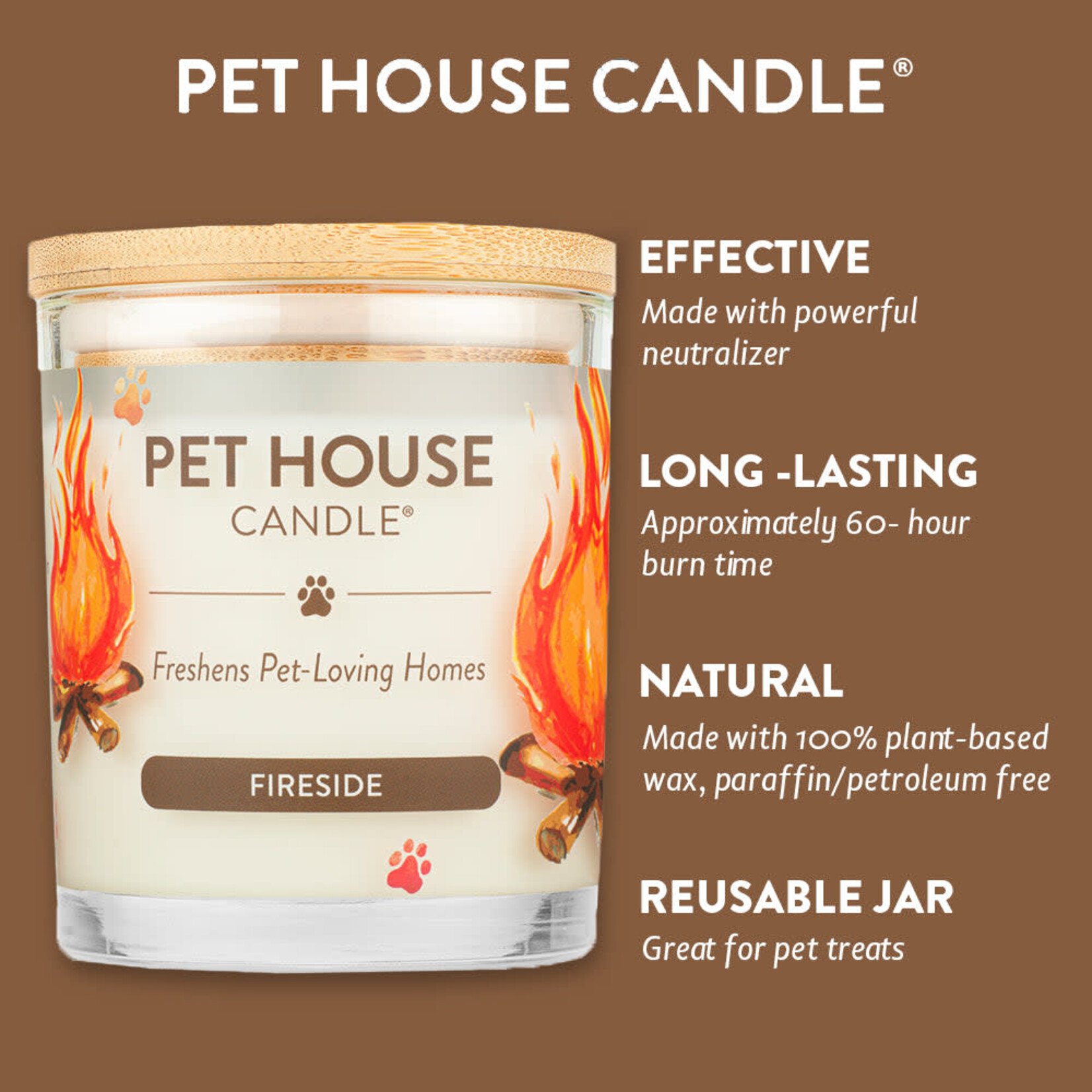 Pet House Fireside Pet Odor Candle