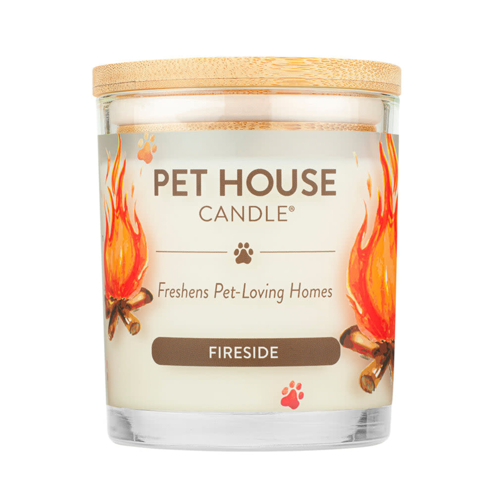 Pet House by One Fur All Fireside Pet Odor Candle