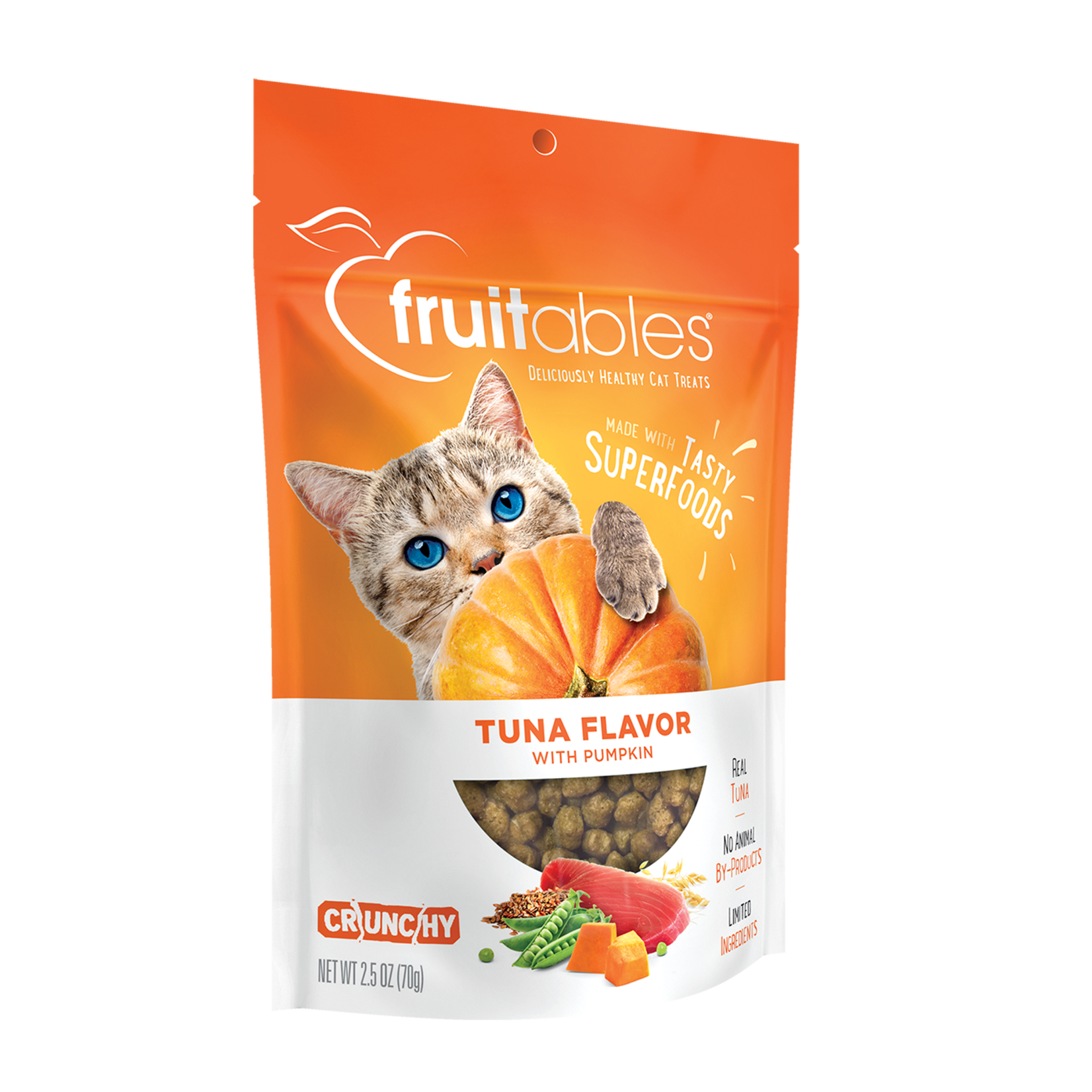 Fruitables Tuna Flavor with Pumpkin Cat Treats