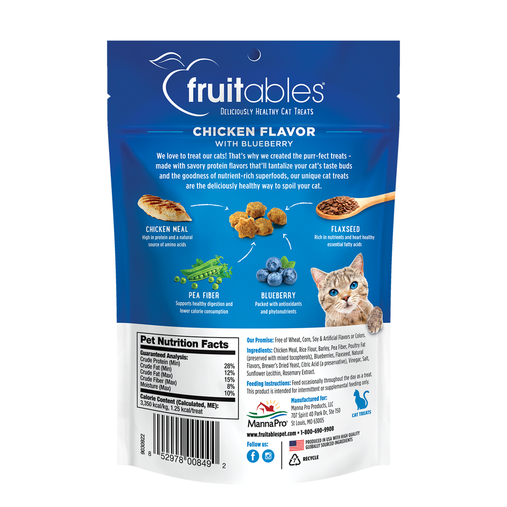 Chicken Flavor with Blueberry Cat Treats