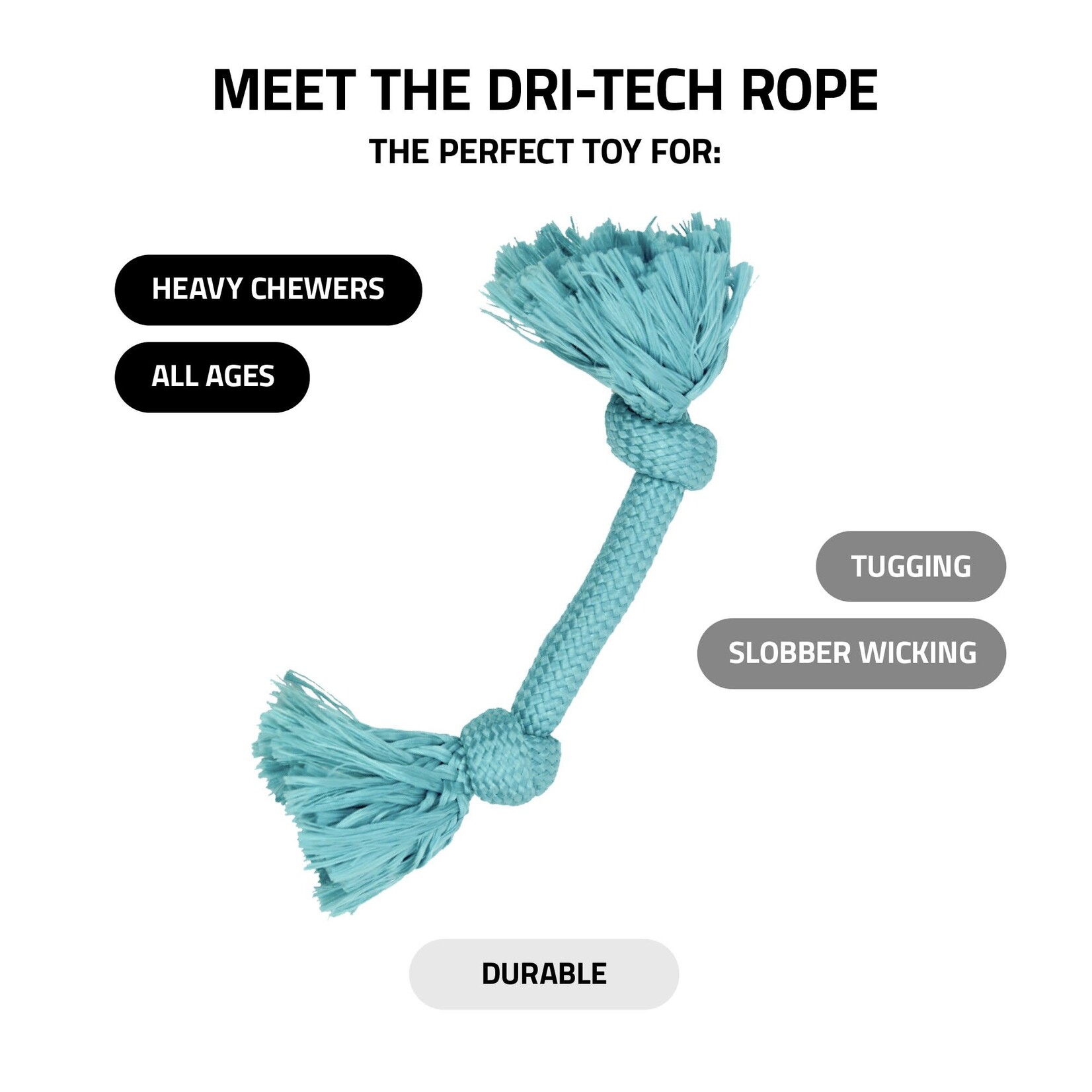Dri-Tech Rope Scented Dog Toy