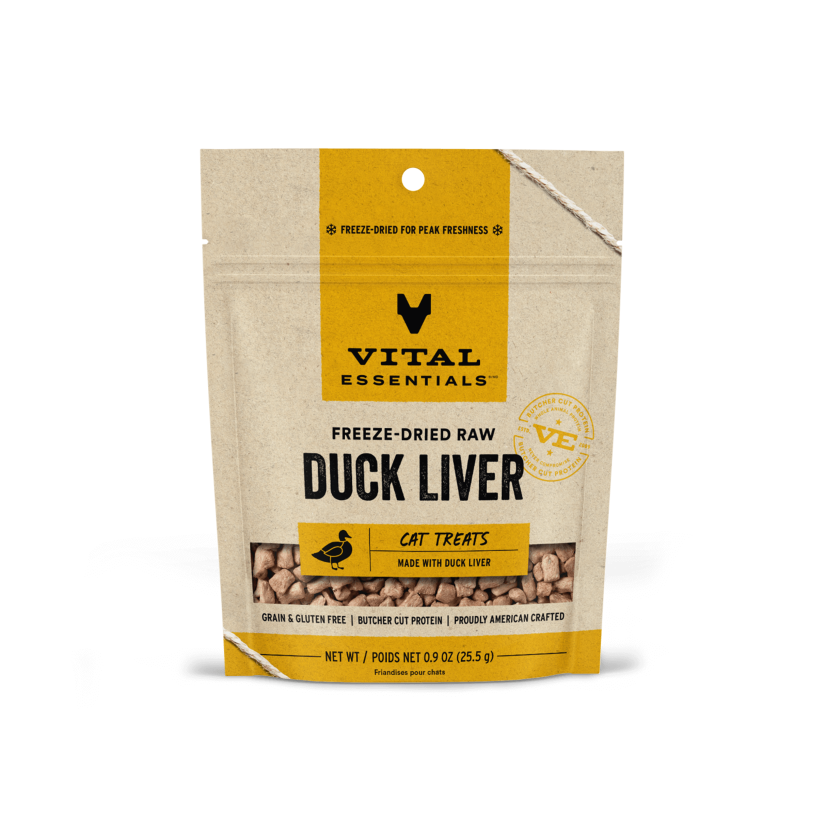 Vital Essentials Freeze-Dried Duck Liver Cat Treats