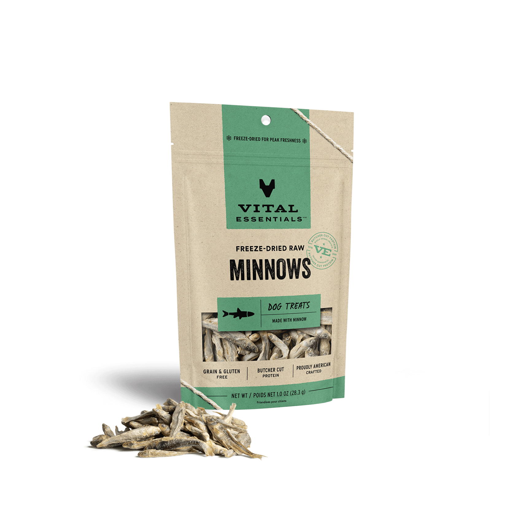 Vital Essentials Freeze-Dried Minnows Dog Treats