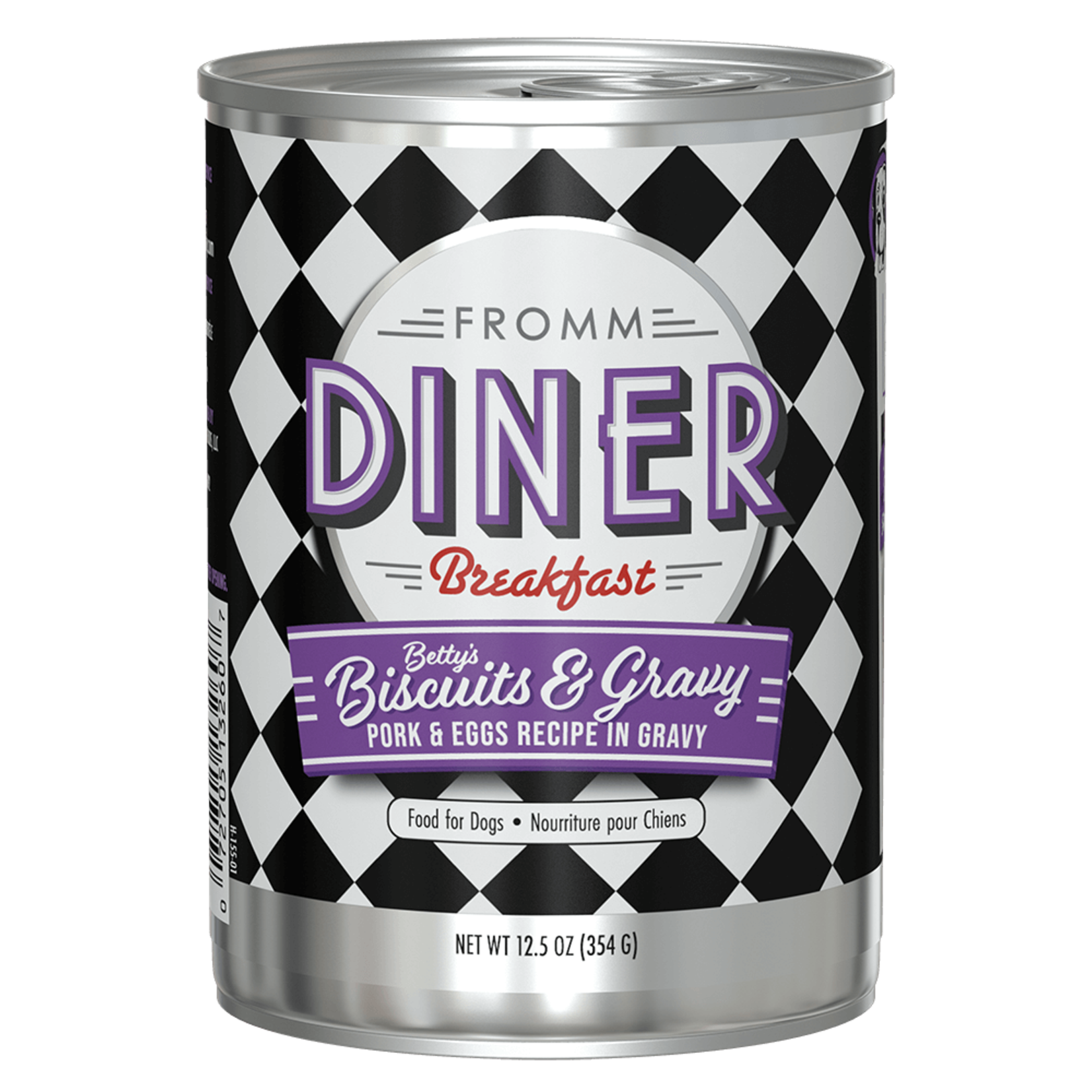 Fromm Diner Breakfast - Betty's Biscuits & Gravy Pork & Eggs Recipe in Gravy Food for Dogs