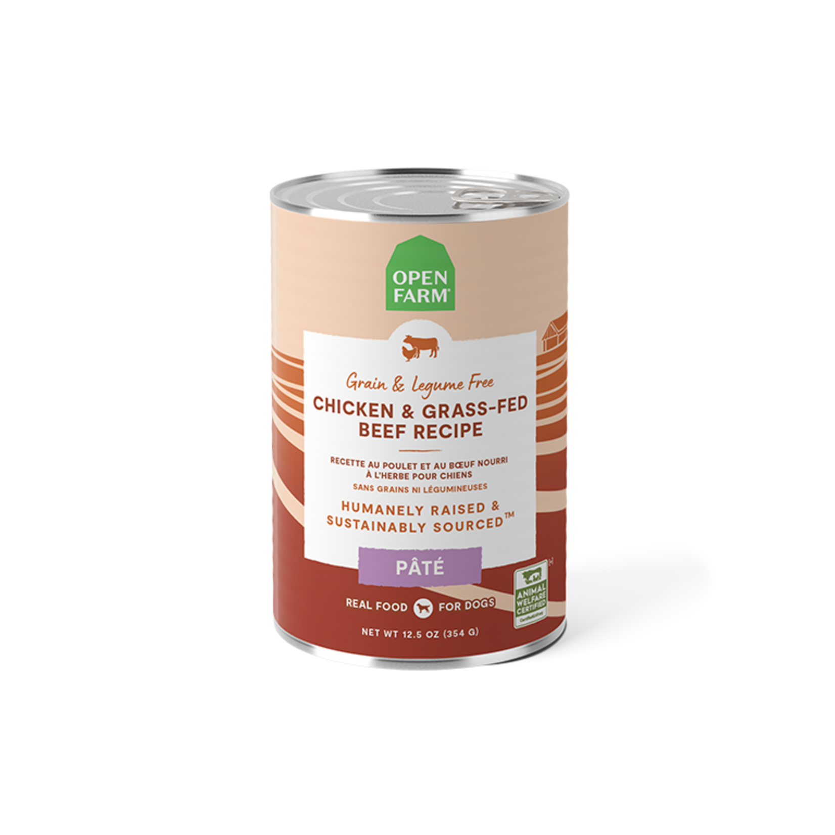 Open Farm Chicken & Grass-Fed Beef Pate for Dogs