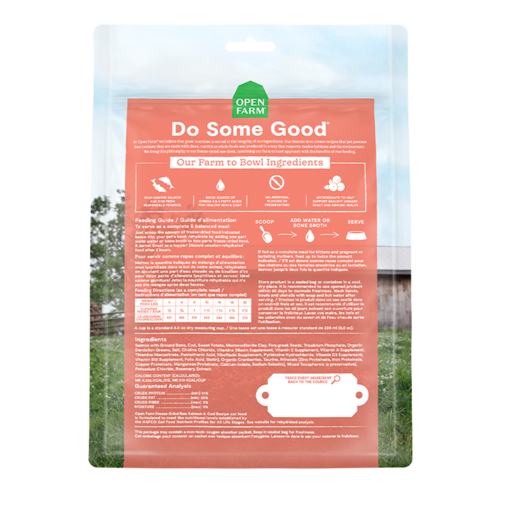 Open Farm Wild-Caught Salmon & Cod Freeze Dried Raw Cat Food