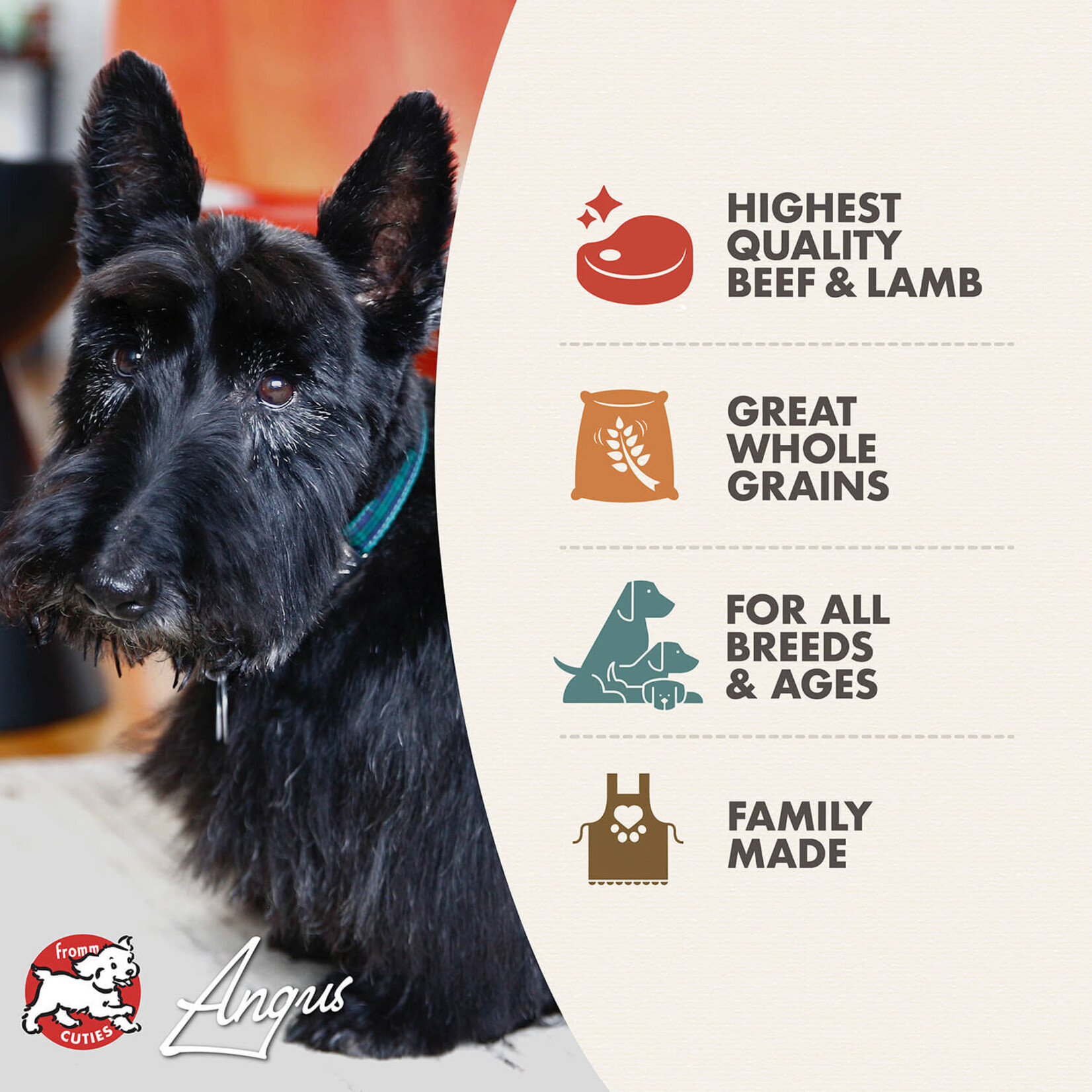Fromm Four-Star Highlander Beef, Oats, ‘n Barley Recipe Dry Dog Food
