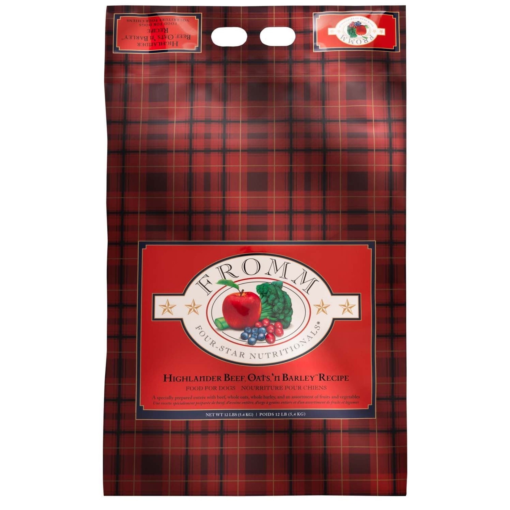 Fromm Four-Star Highlander Beef, Oats, ‘n Barley Recipe Dry Dog Food