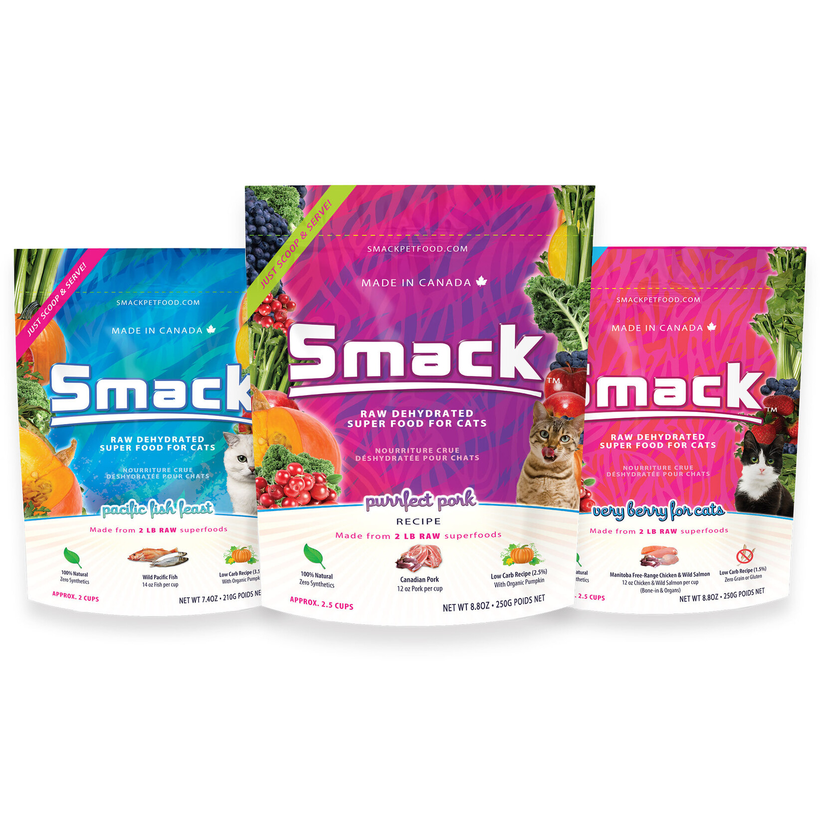 Smack Pet Food Very Berry Chicken - Superfood for Cats