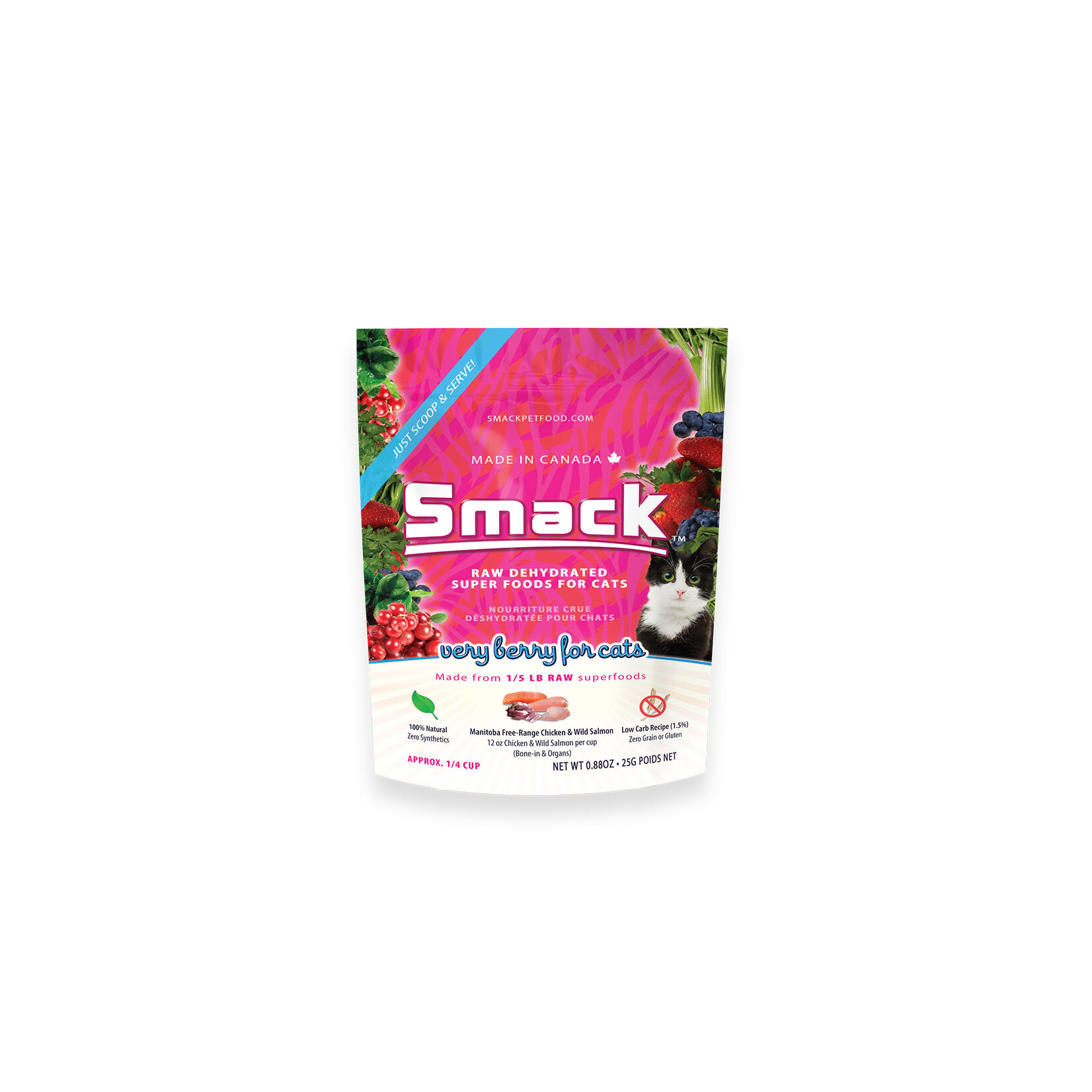 Smack Pet Food Very Berry Chicken - Superfood for Cats