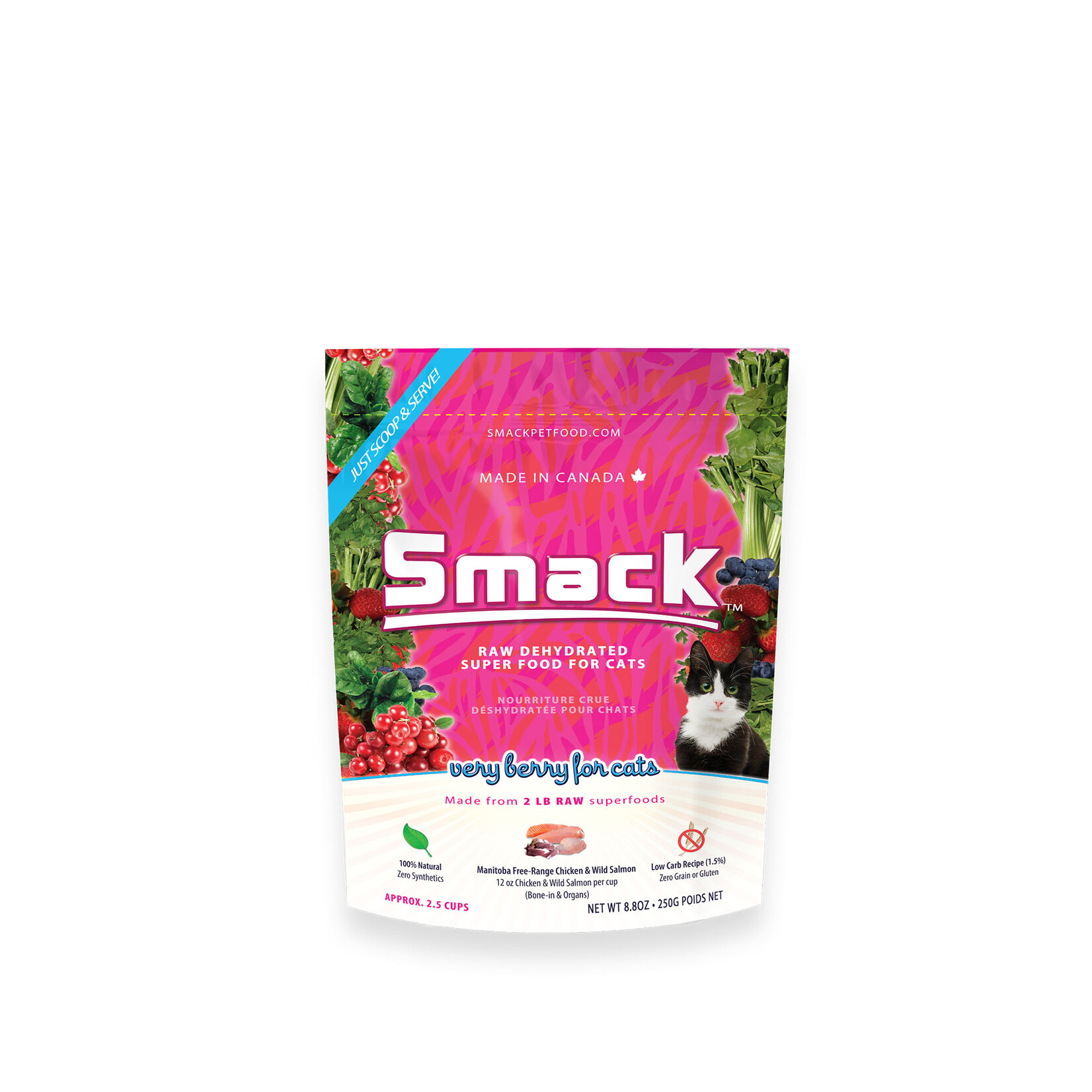 Smack Pet Food Very Berry Chicken - Superfood for Cats