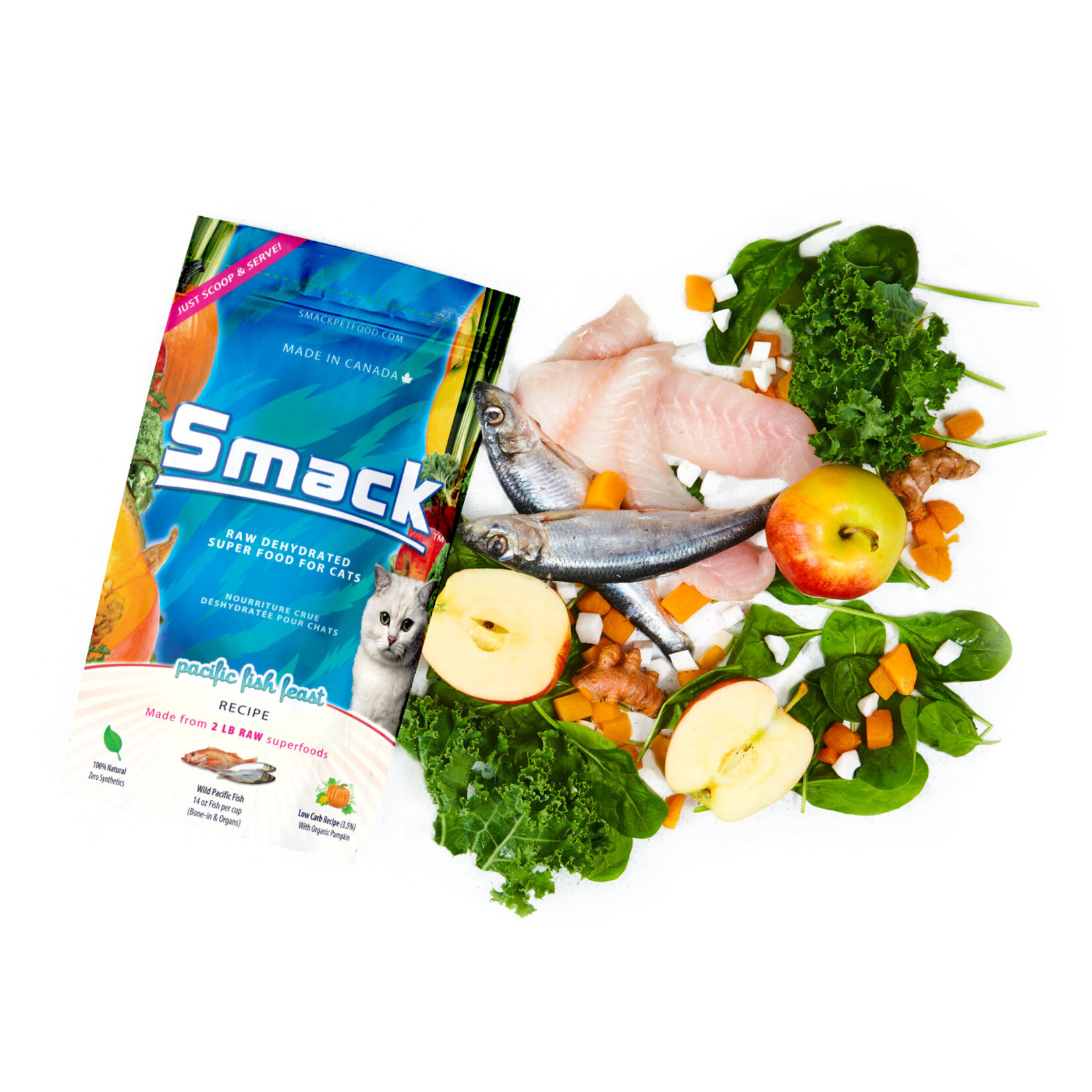 Smack Pet Food Pacific Fish Feast - Superfood for Cats