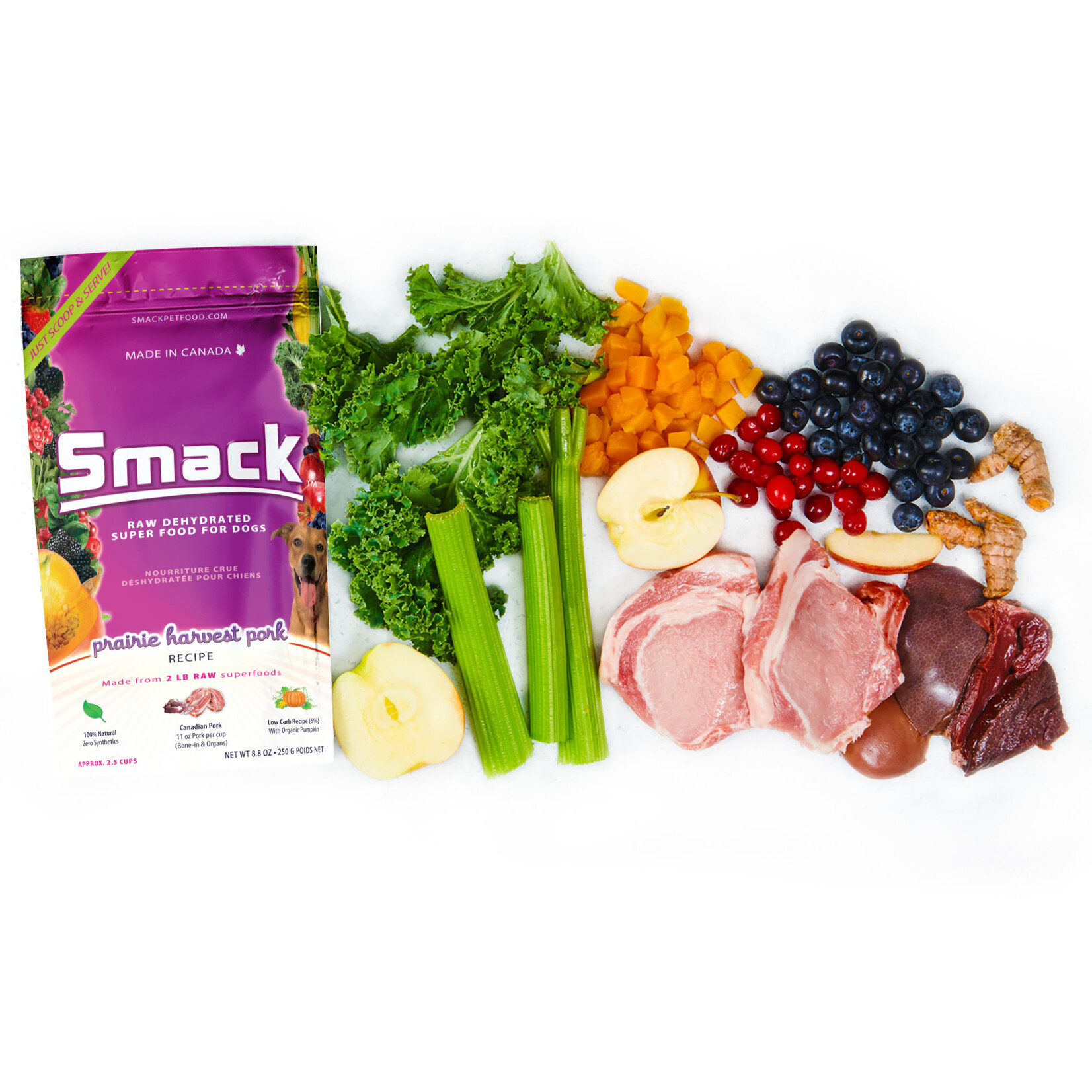 Smack Pet Food Prairie Harvest Pork - Superfood for Dogs