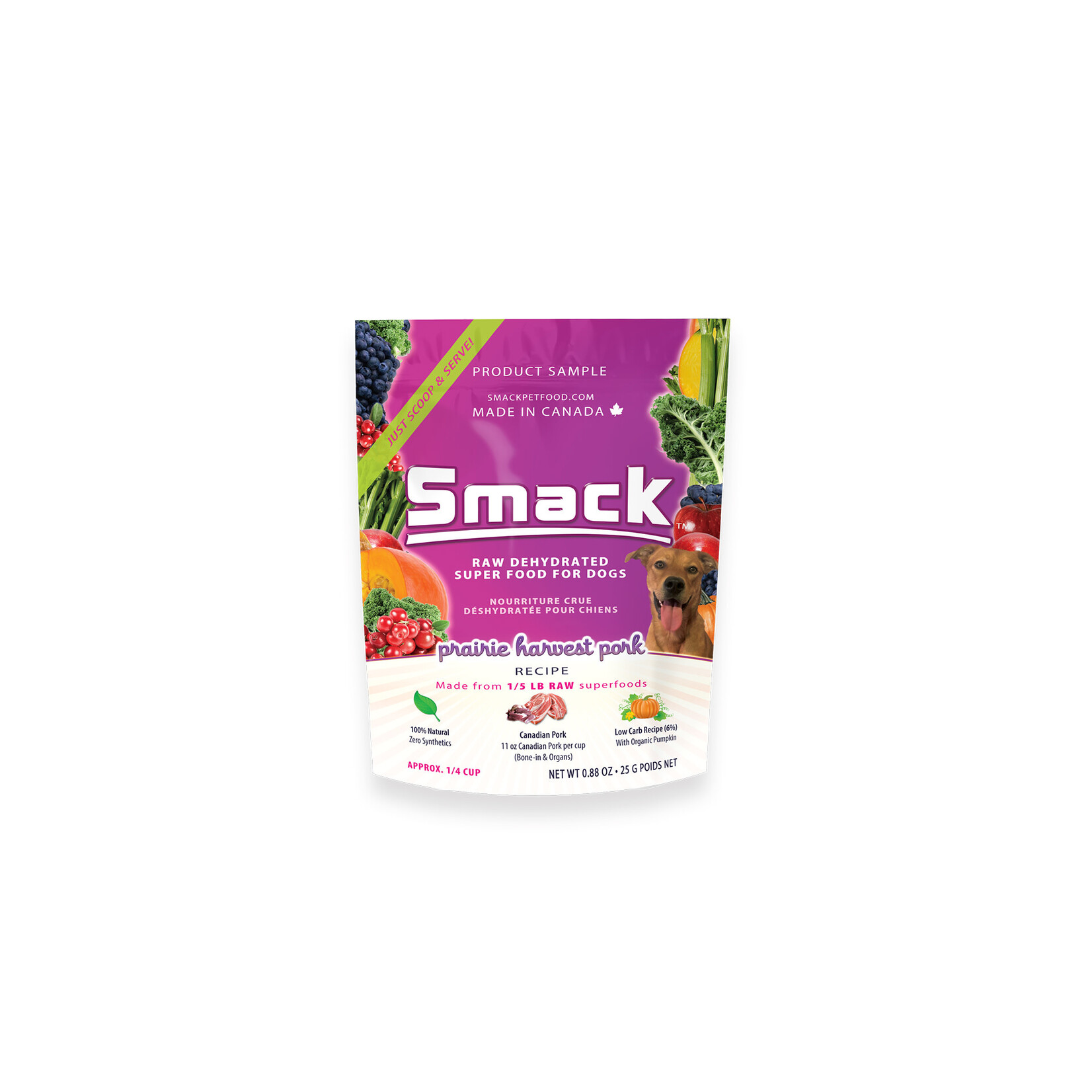 Smack Pet Food Prairie Harvest Pork - Superfood for Dogs