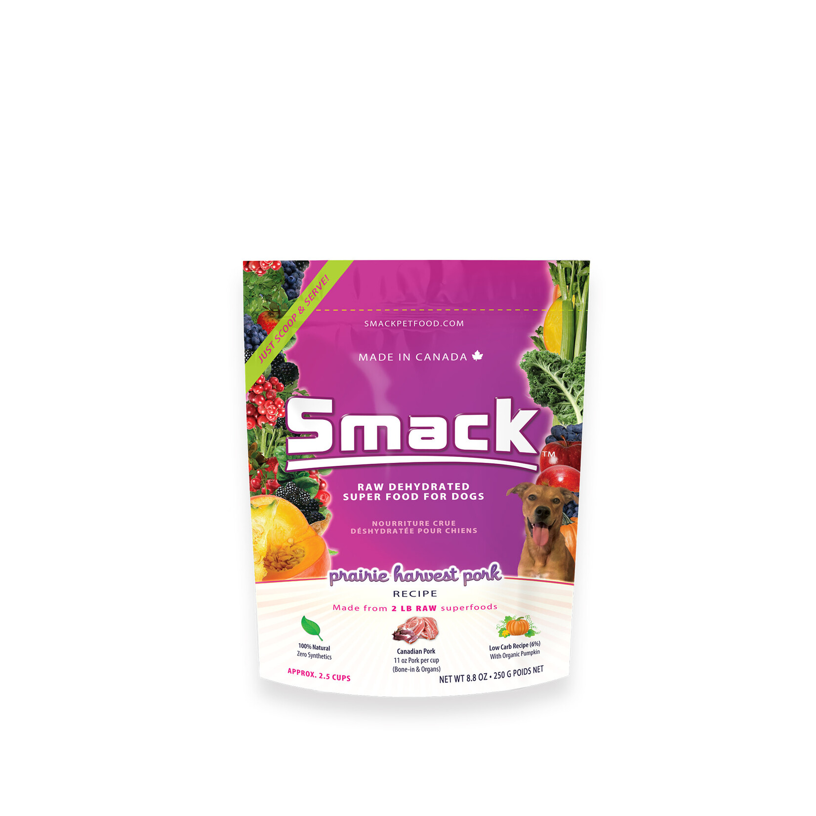 Smack Pet Food Prairie Harvest Pork - Superfood for Dogs