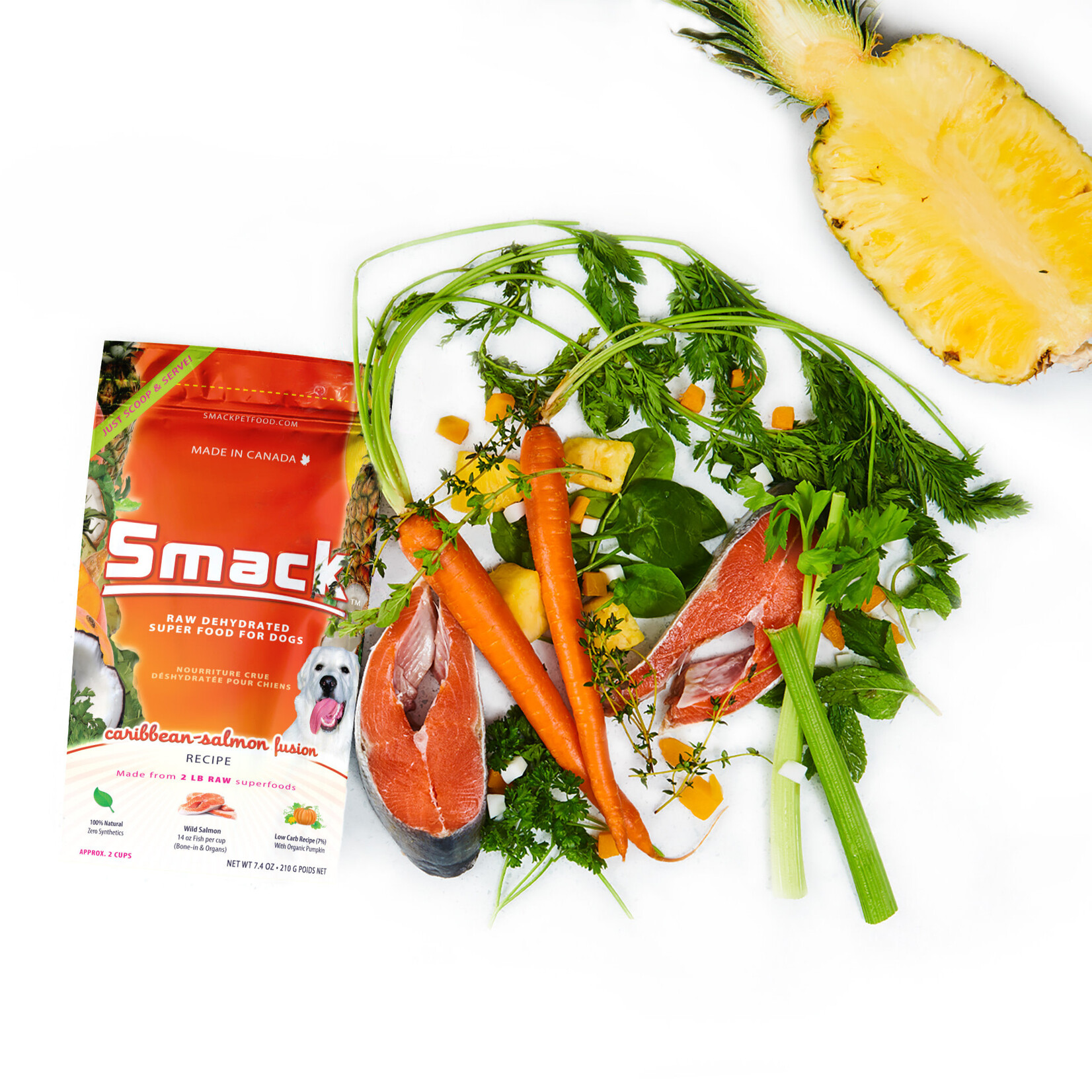 Smack Pet Food Caribbean-Salmon Fusion - Superfood for Dogs