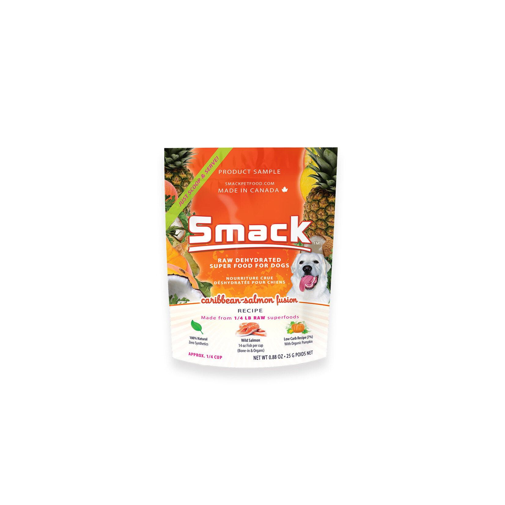 Smack Pet Food Caribbean-Salmon Fusion - Superfood for Dogs